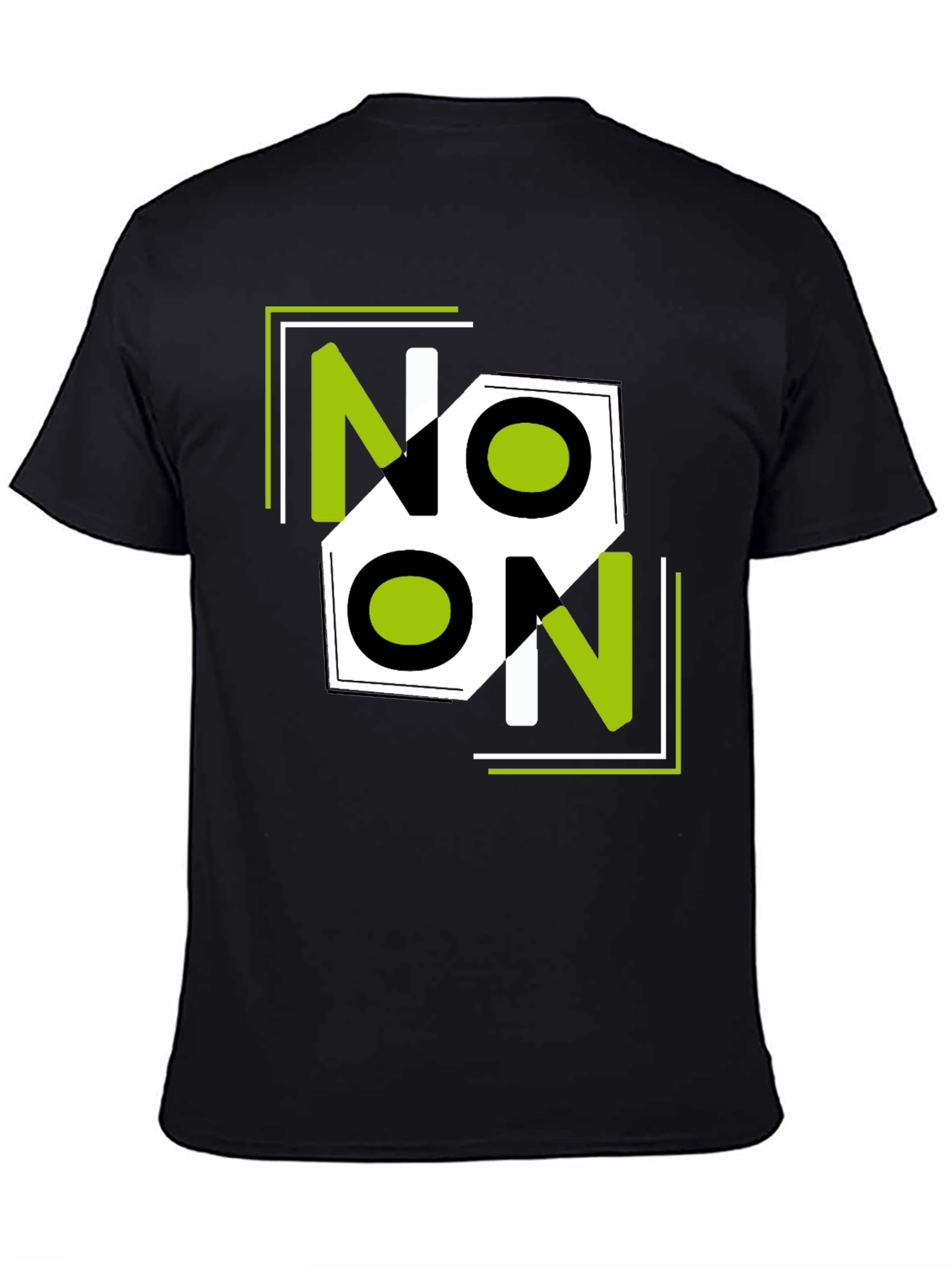 Graphic Tee - NOON Design Stylish Black Shirt