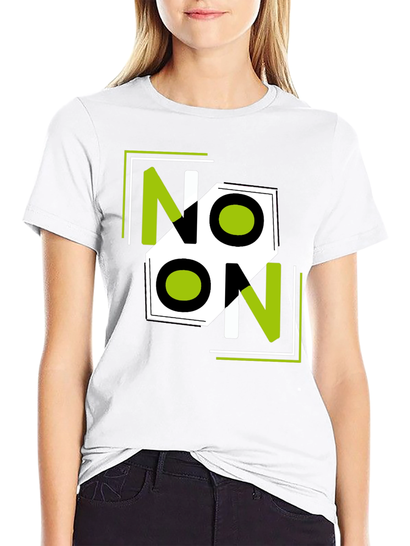 Graphic Tee - NOON Design Stylish Black Shirt