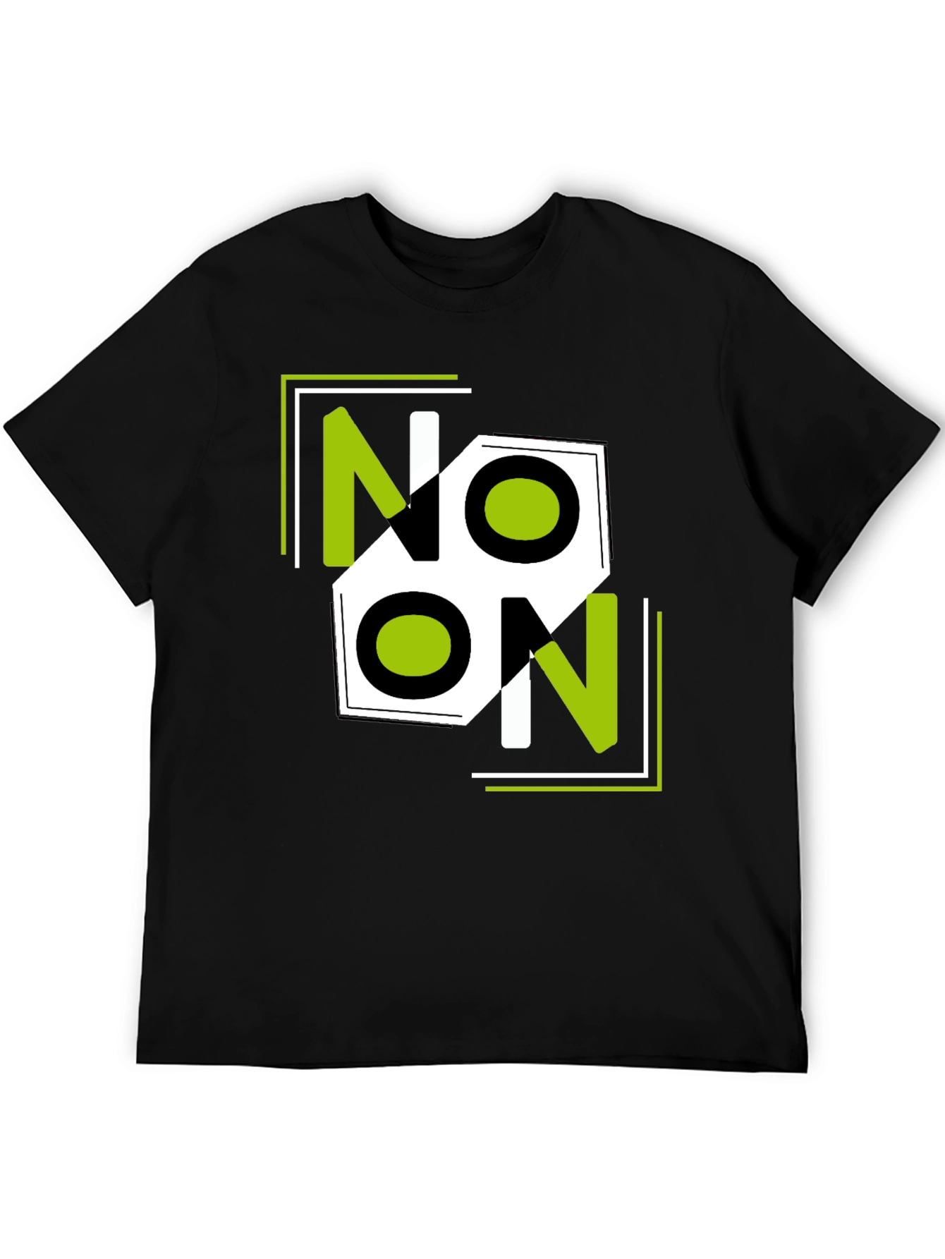 Graphic Tee - NOON Design Stylish Black Shirt