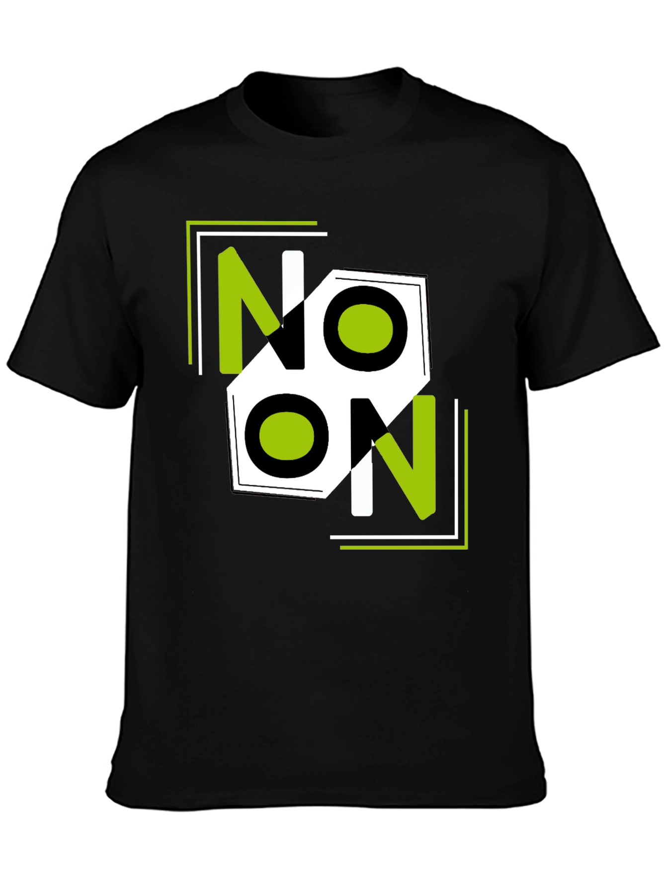 Graphic Tee - NOON Design Stylish Black Shirt