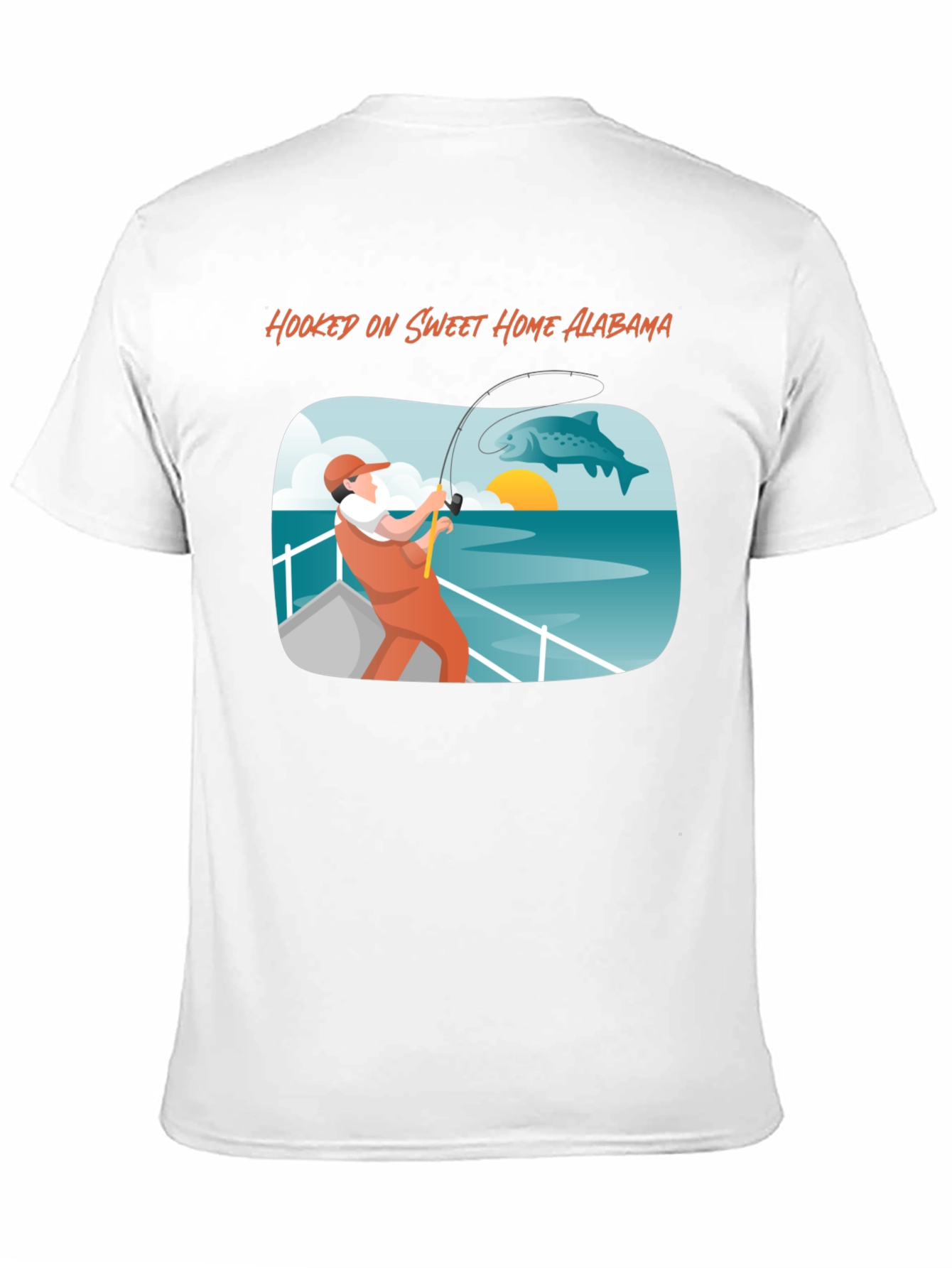 Hooked on Sweet Home Alabama Fishing T-Shirt