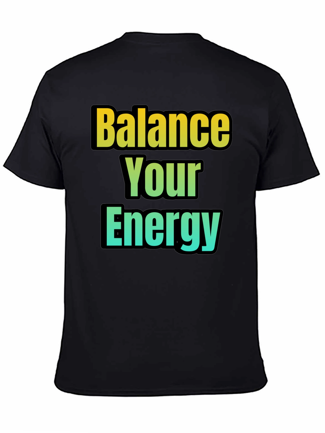 Balance Your Energy T-Shirt - Gradient Design