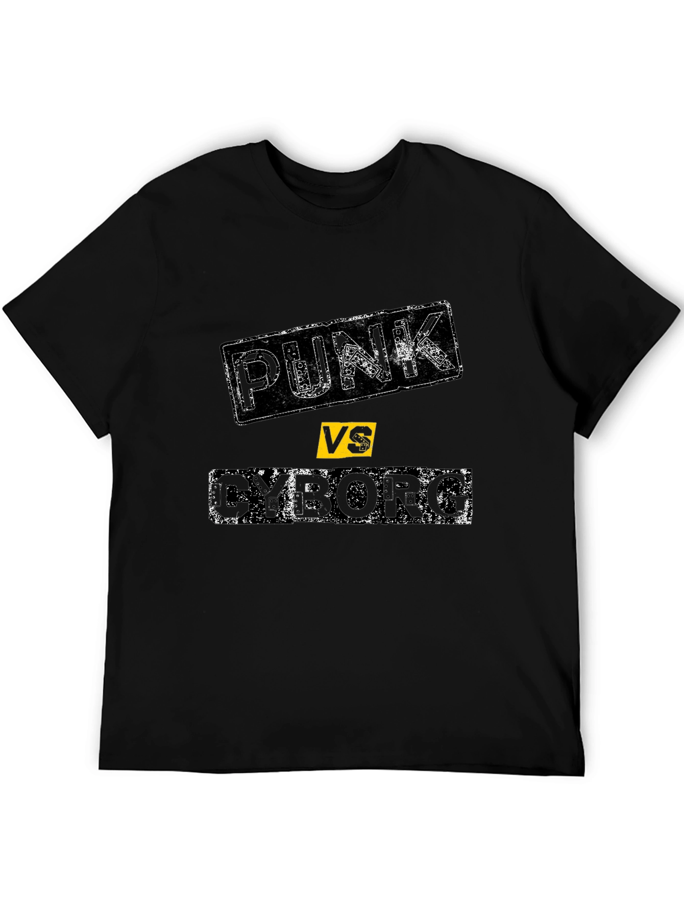 Punk vs Cyborg Graphic T-Shirt