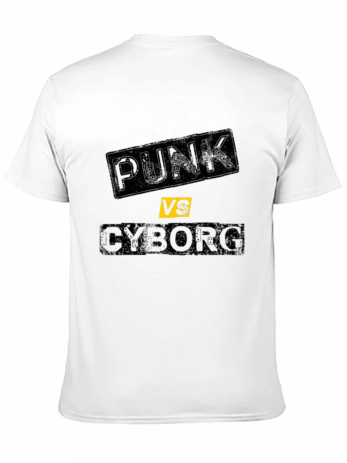 Punk vs Cyborg Graphic T-Shirt