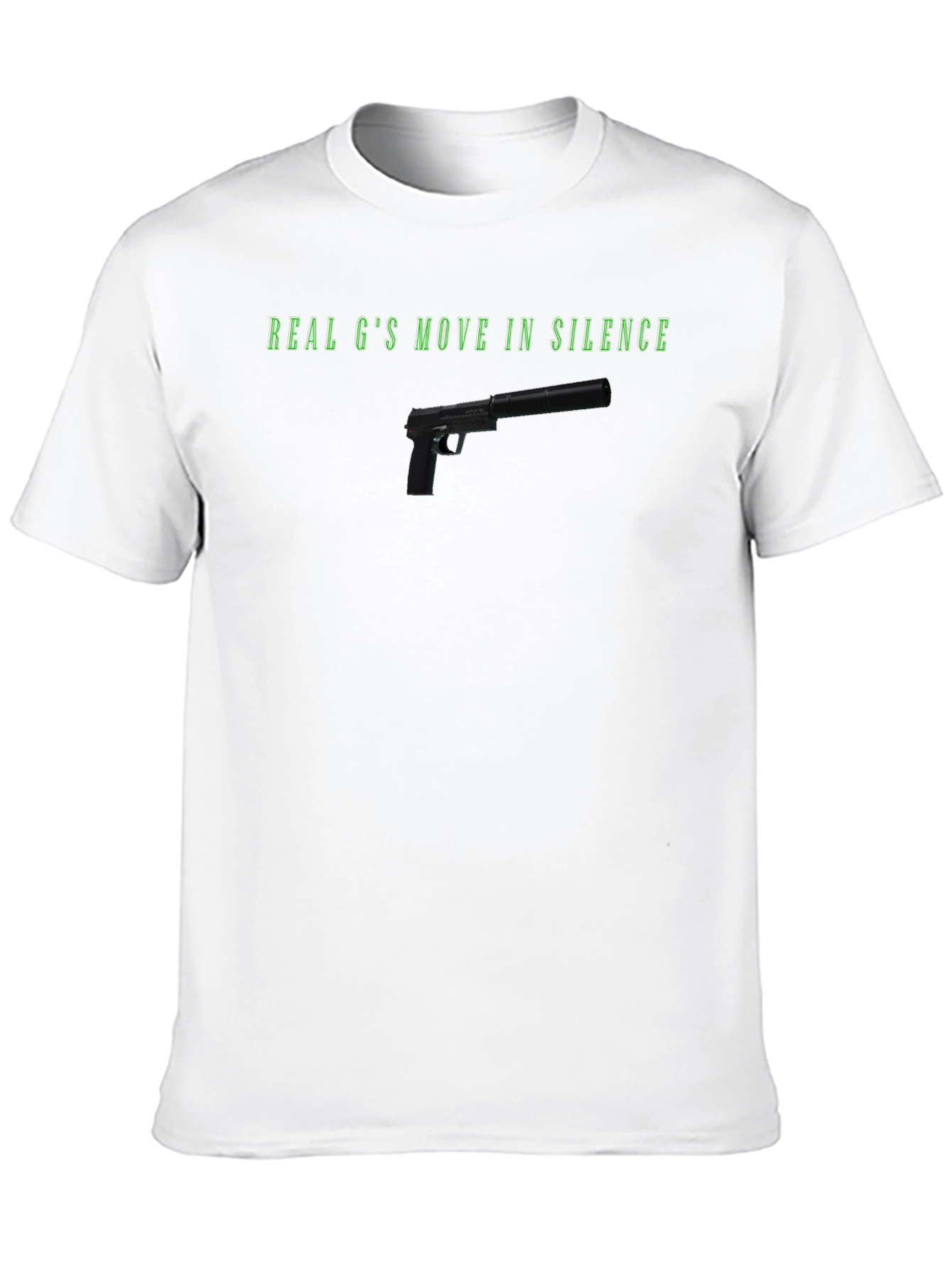 Real Gs Move In Silence T-Shirt - Black