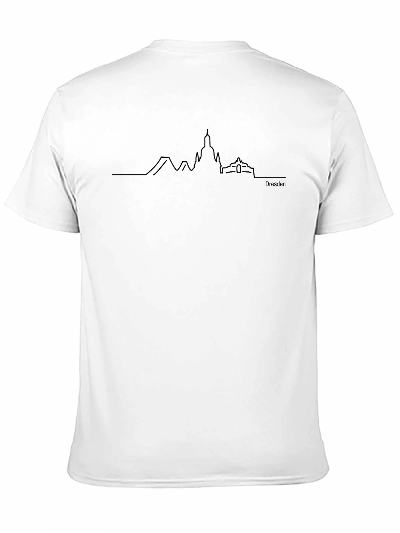 Dresden Skyline T-Shirt - Minimalist Design
