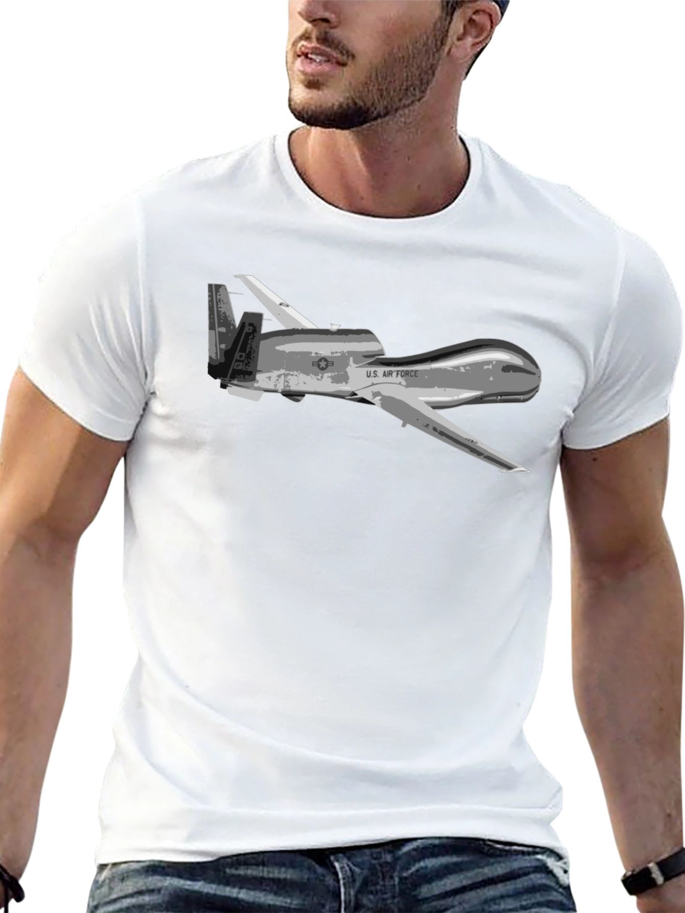 U.S. Air Force Drone Graphic T-Shirt
