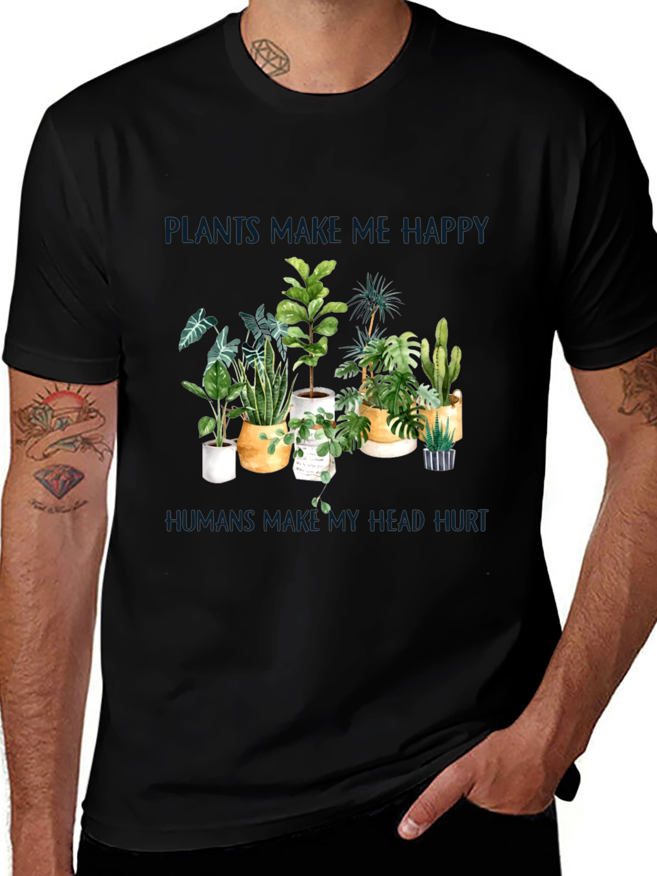 Plants Make Me Happy T-Shirt