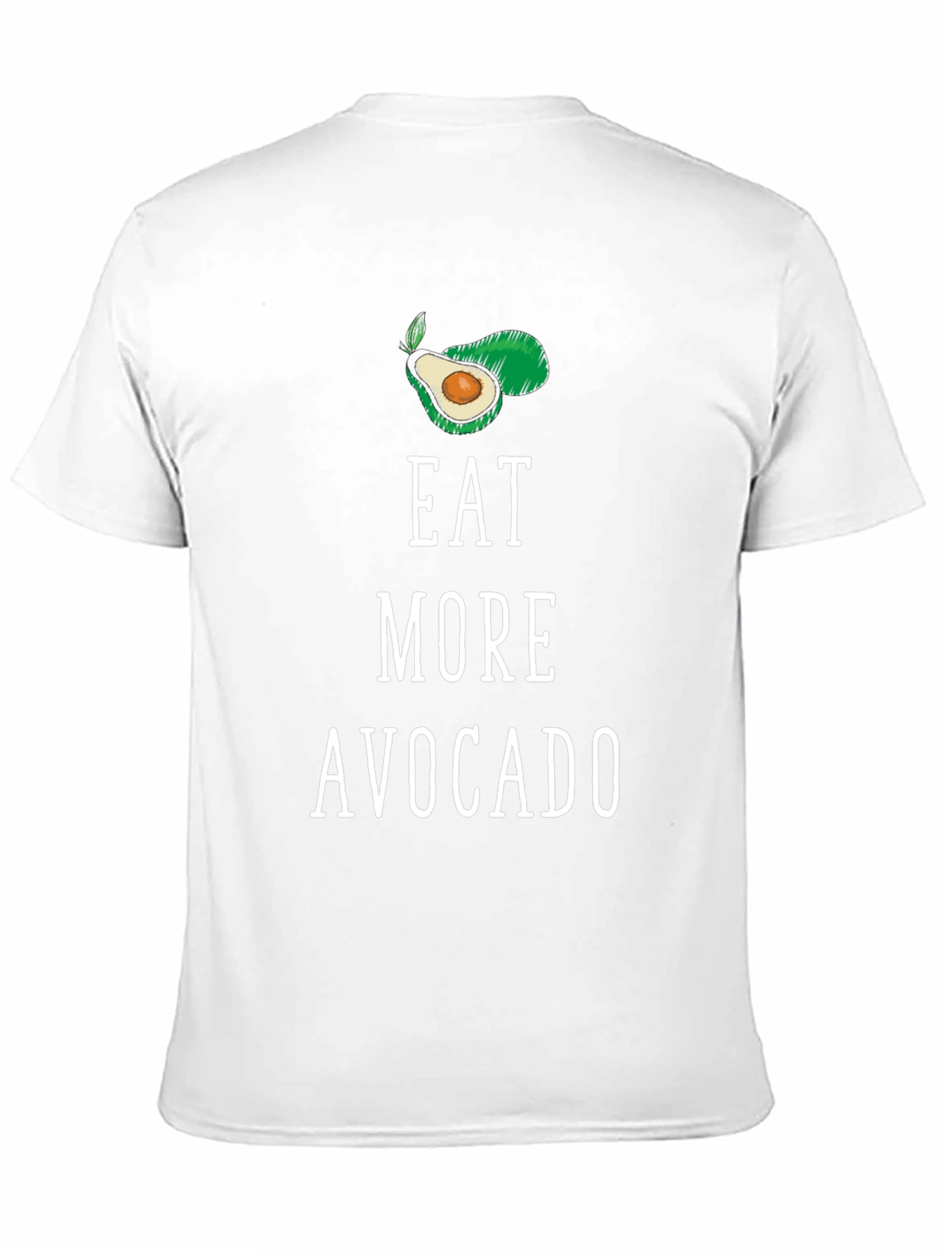 Eat More Avocado T-Shirt - Unisex Black Tee