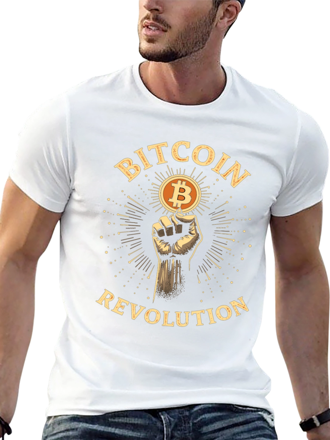 Bitcoin Revolution T-Shirt - Crypto Supporter Tee