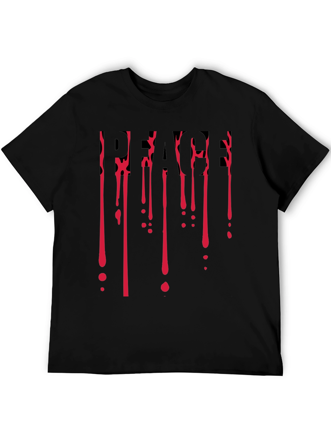 Peace Drip T-Shirt - Edgy Graphic Tee