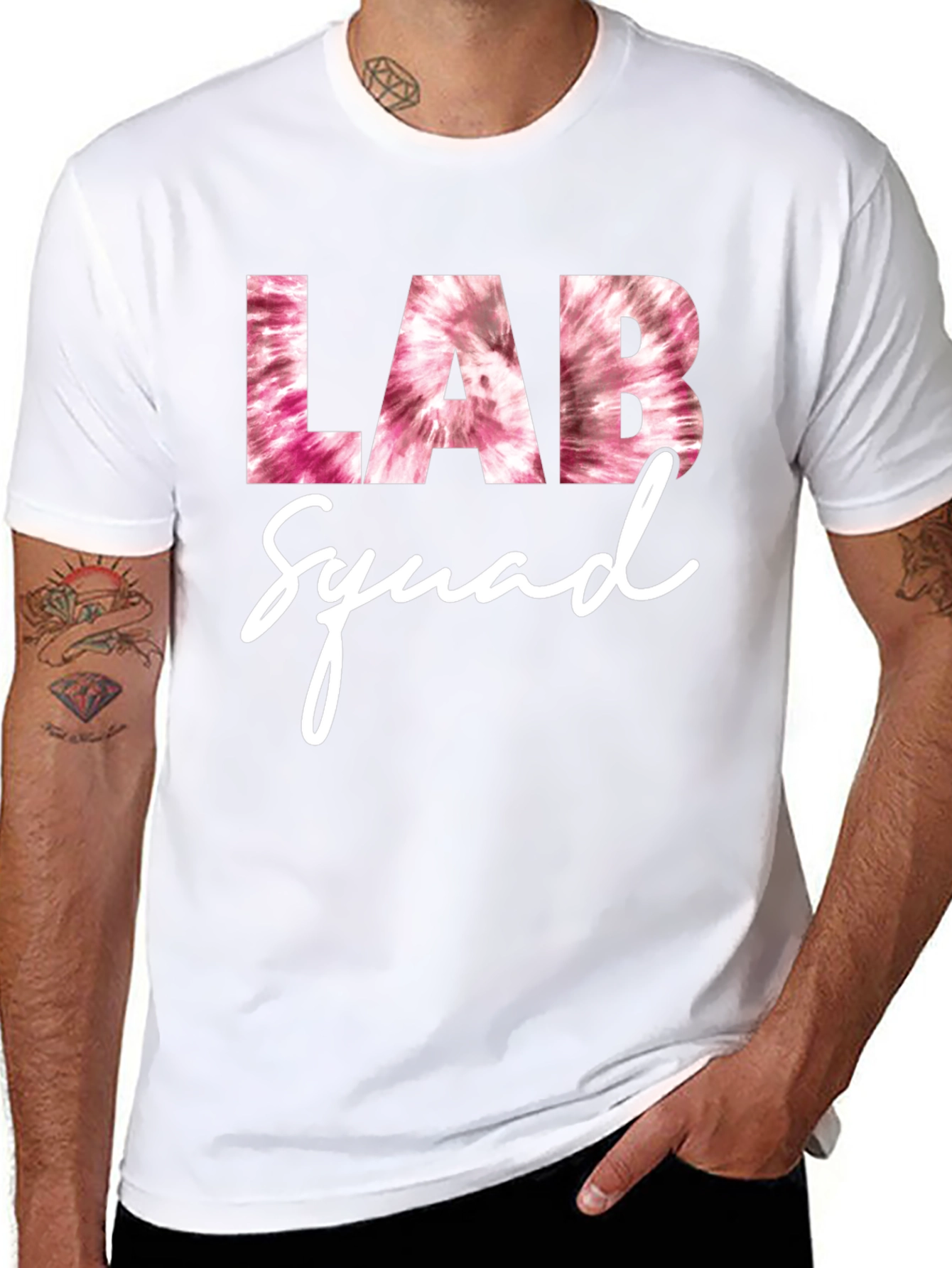 Lab Squad Tie Dye T-Shirt - Science Team Apparel