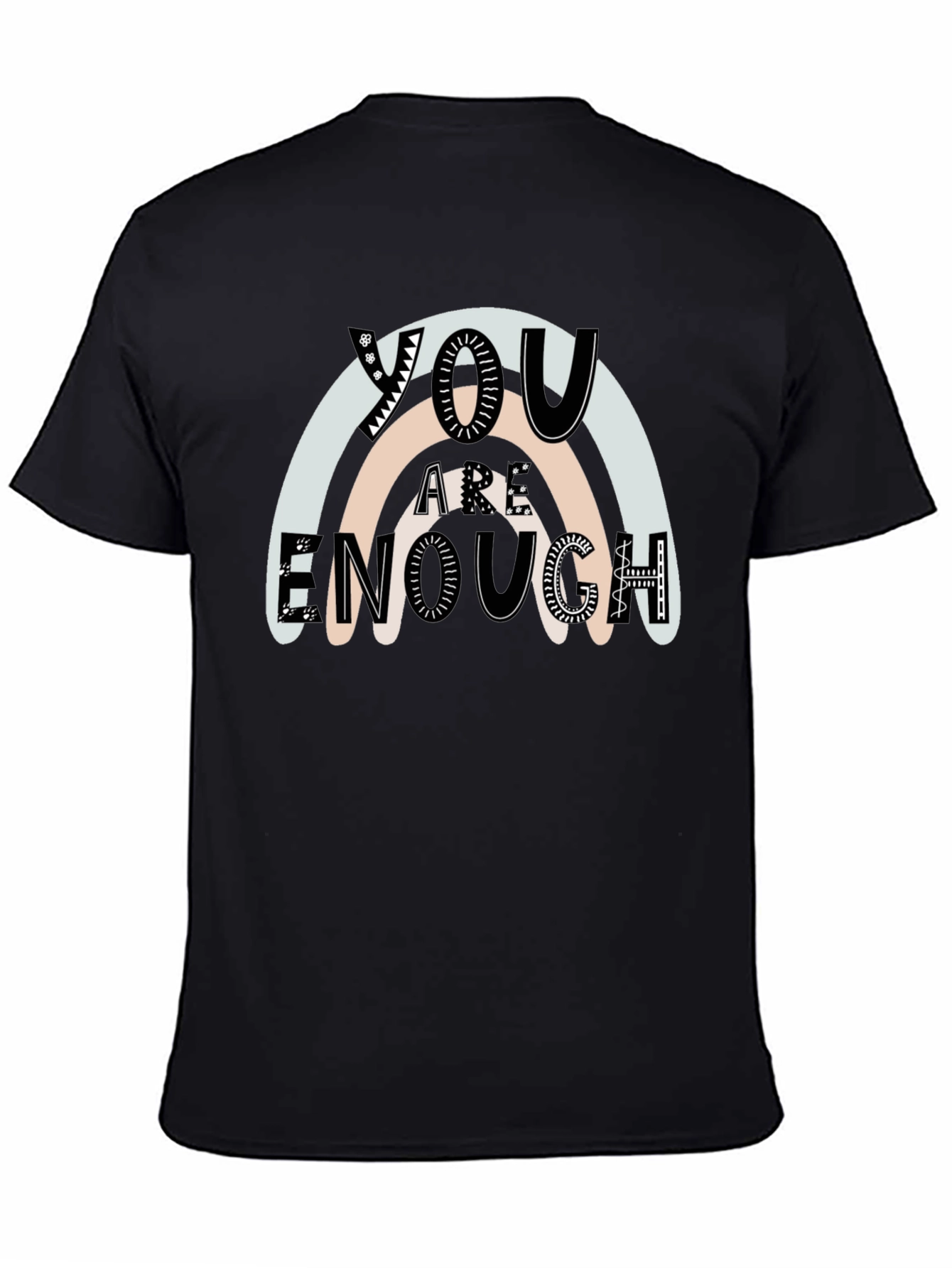 You Are Enough Rainbow T-Shirt