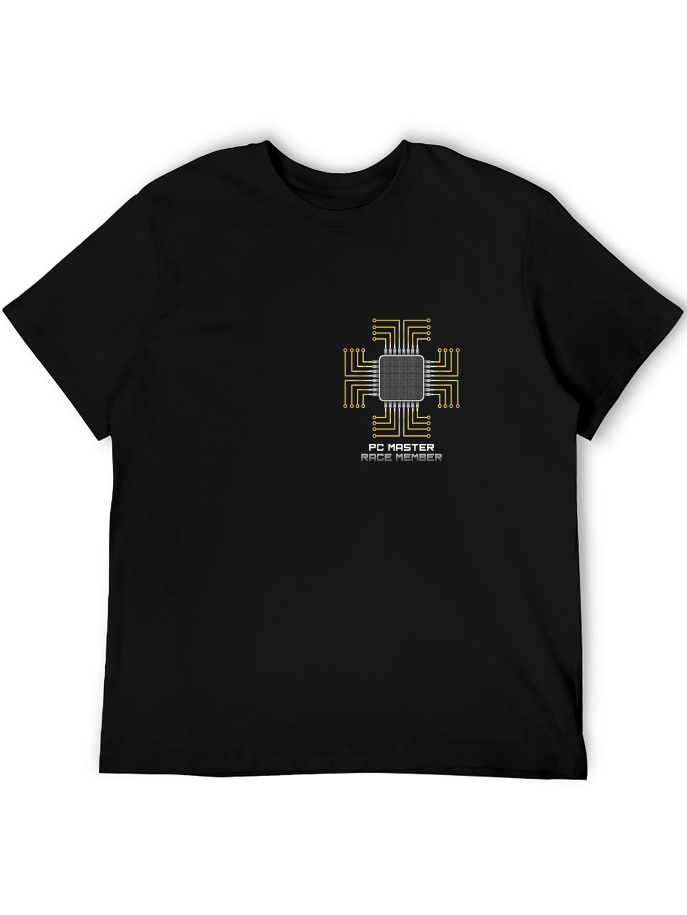 PC Master Race Member T-Shirt - Black Cotton Tee