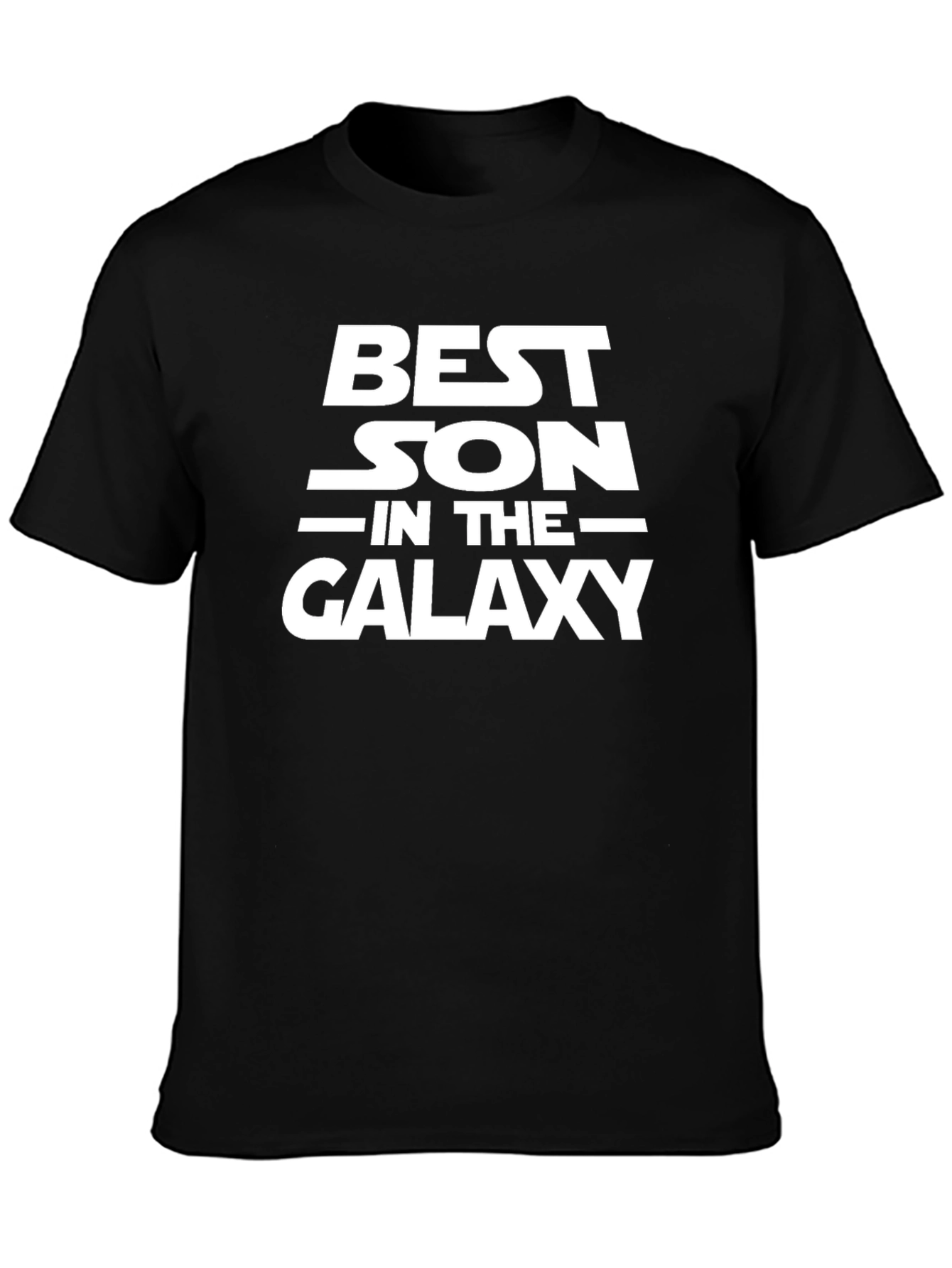 Best Son in the Galaxy Black T-Shirt