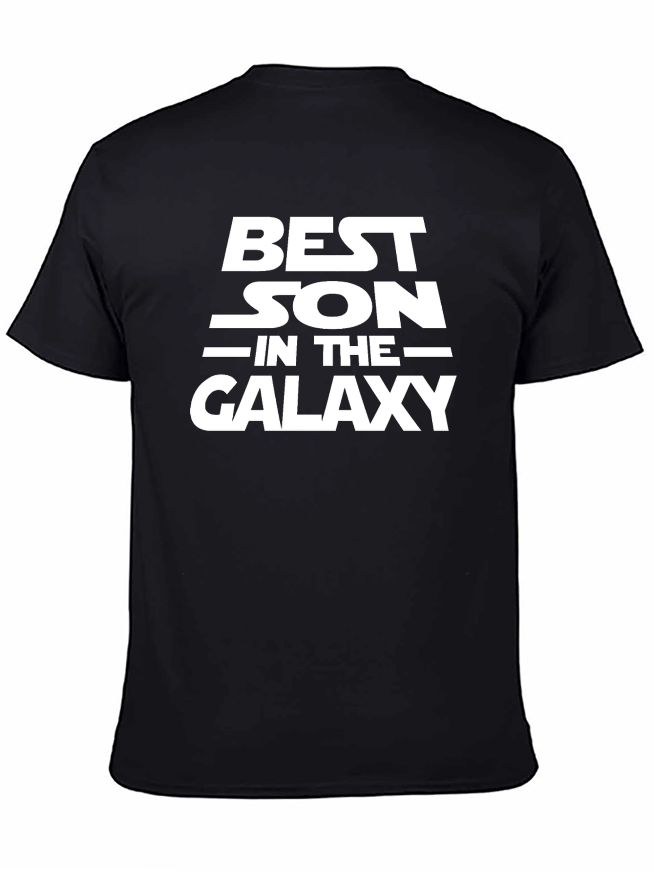 Best Son in the Galaxy Black T-Shirt