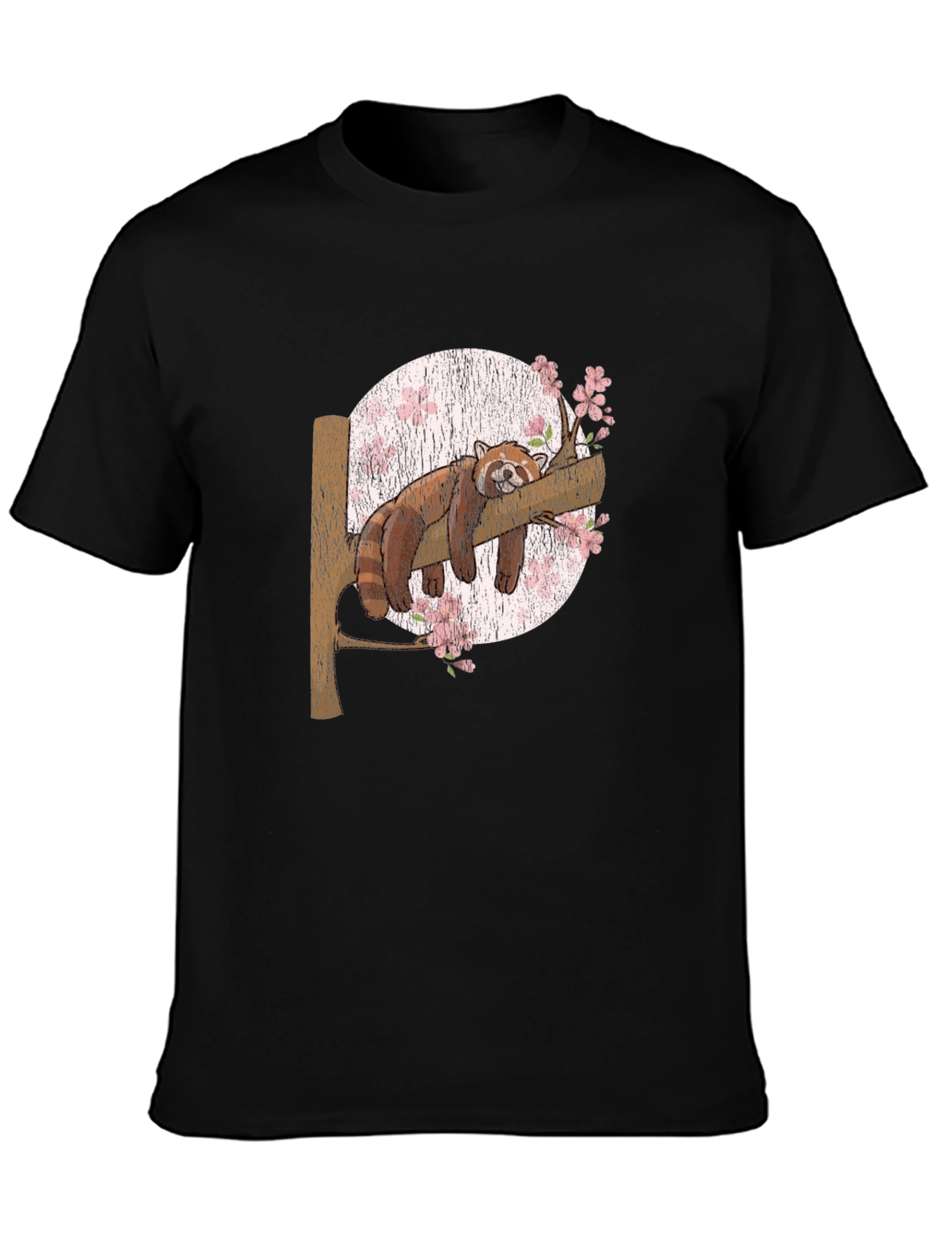 Red Panda Slumber T-Shirt: Unique Animal Graphic Tee
