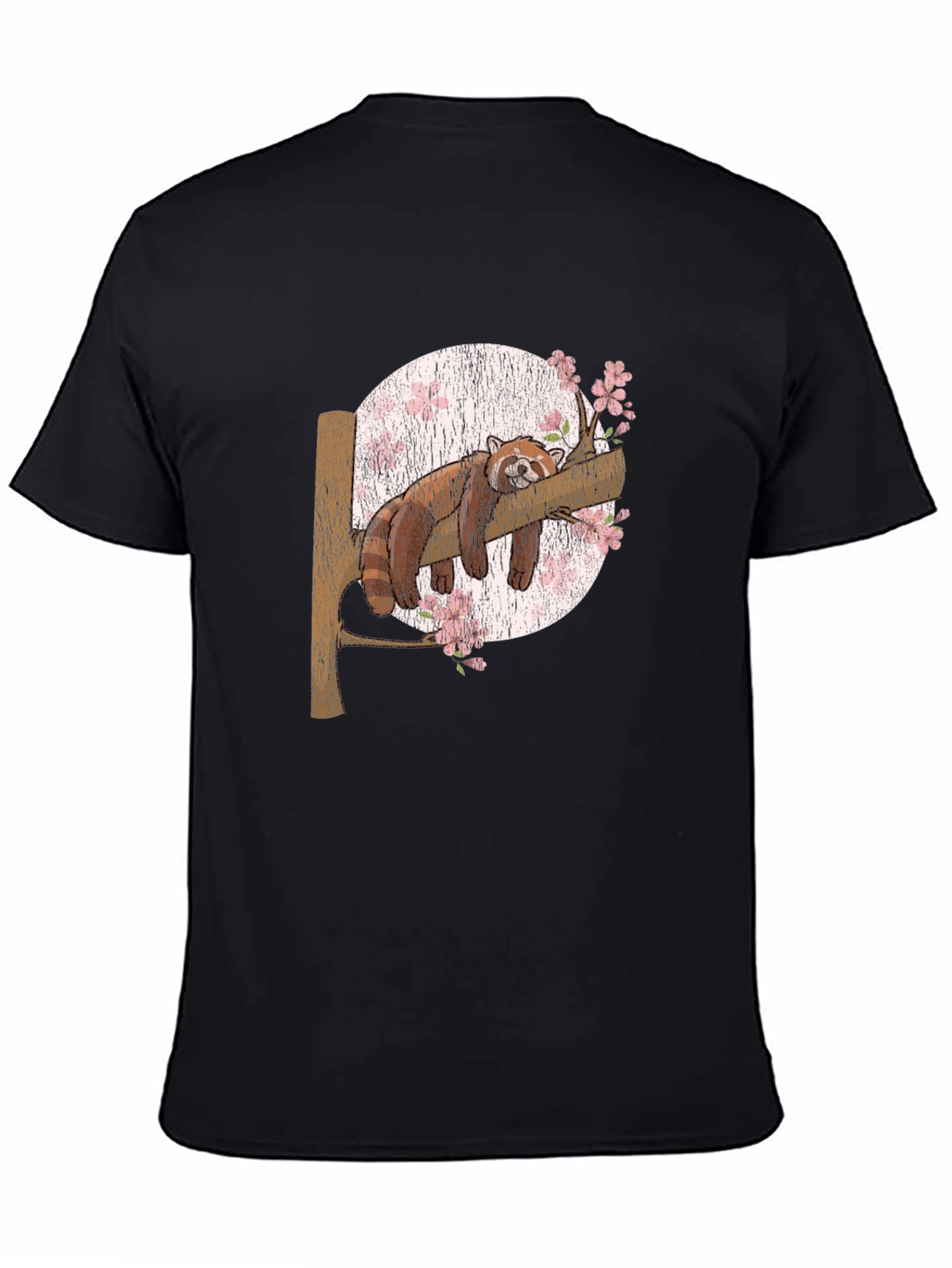 Red Panda Slumber T-Shirt: Unique Animal Graphic Tee