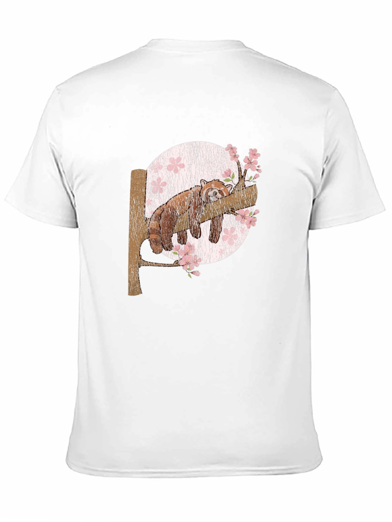 Red Panda Slumber T-Shirt: Unique Animal Graphic Tee