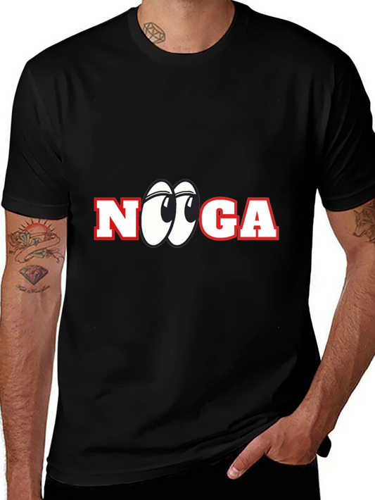 Novelty Cartoon Eye Graphic T-Shirt
