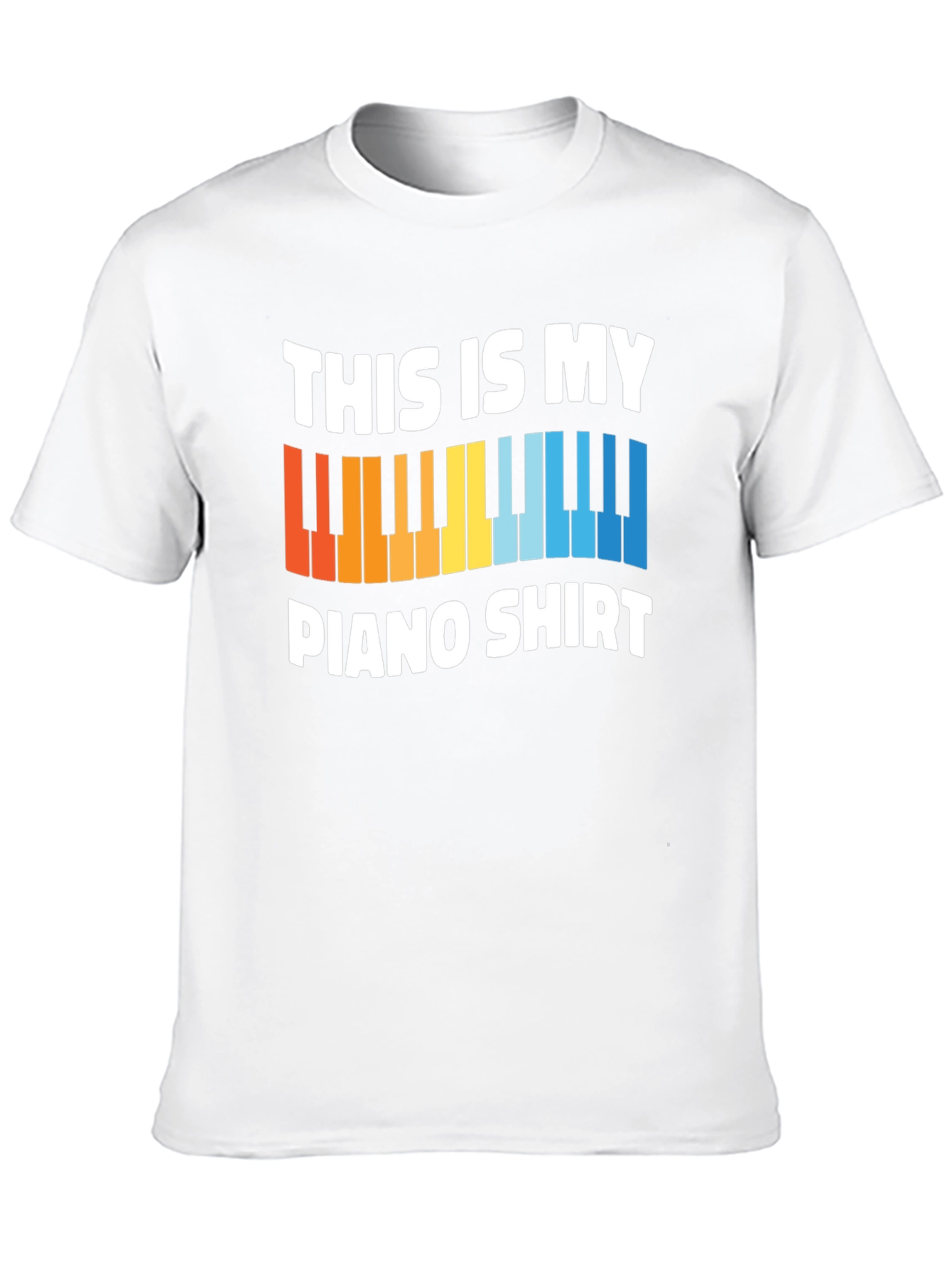 This Is My Piano Shirt - Musician Graphic Tee