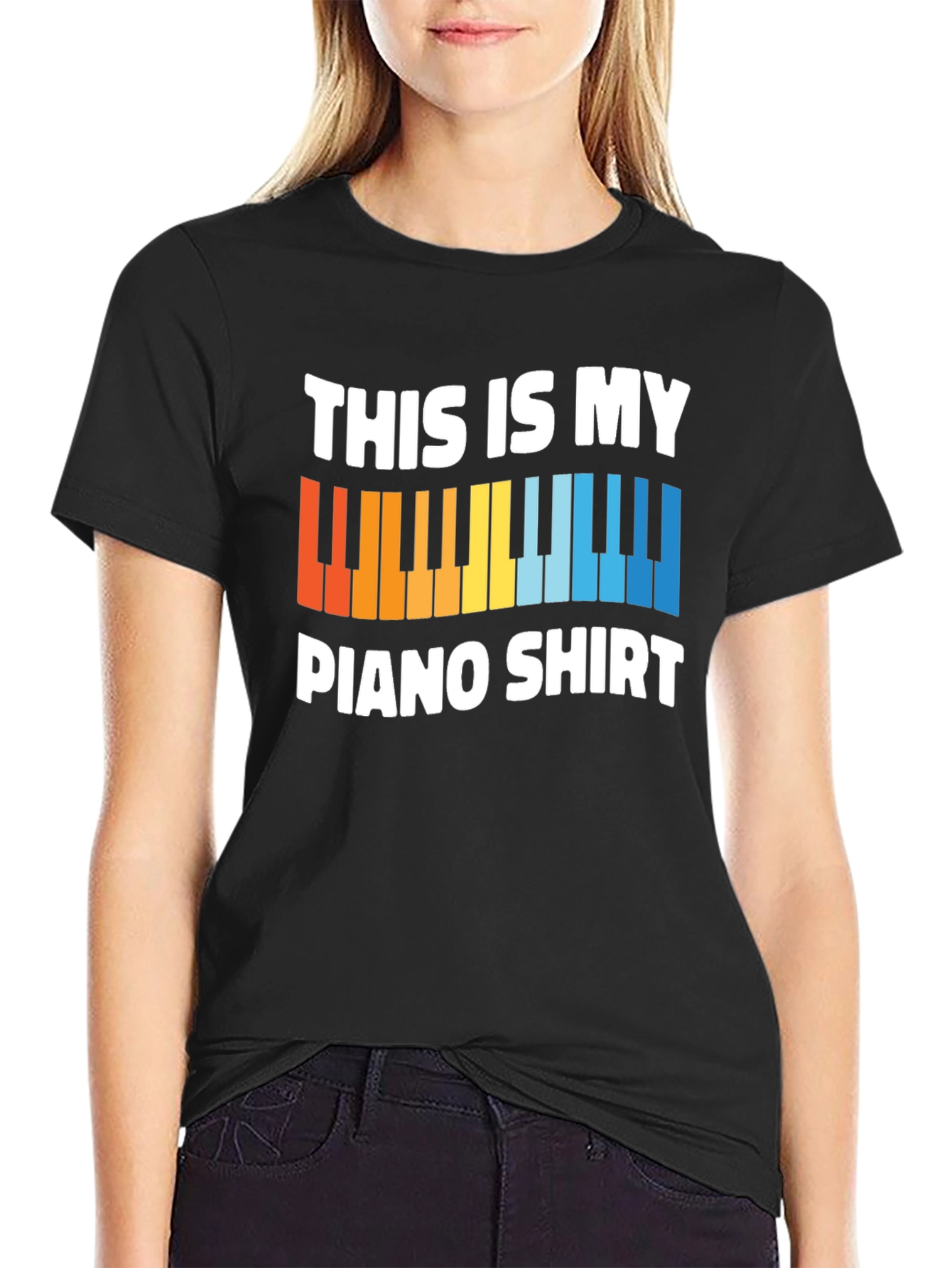 This Is My Piano Shirt - Musician Graphic Tee