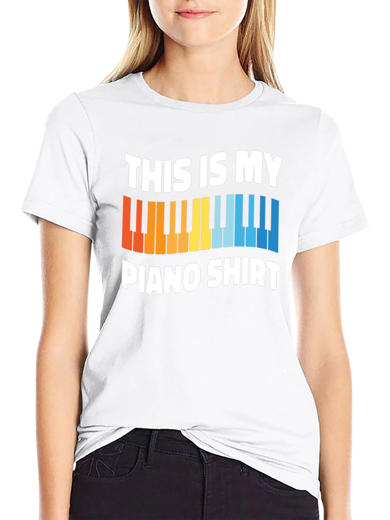 This Is My Piano Shirt - Musician Graphic Tee