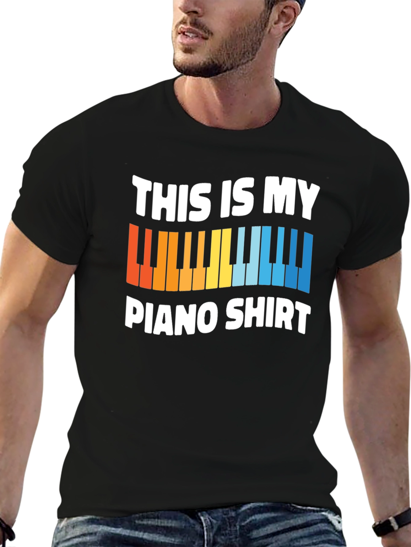 This Is My Piano Shirt - Musician Graphic Tee