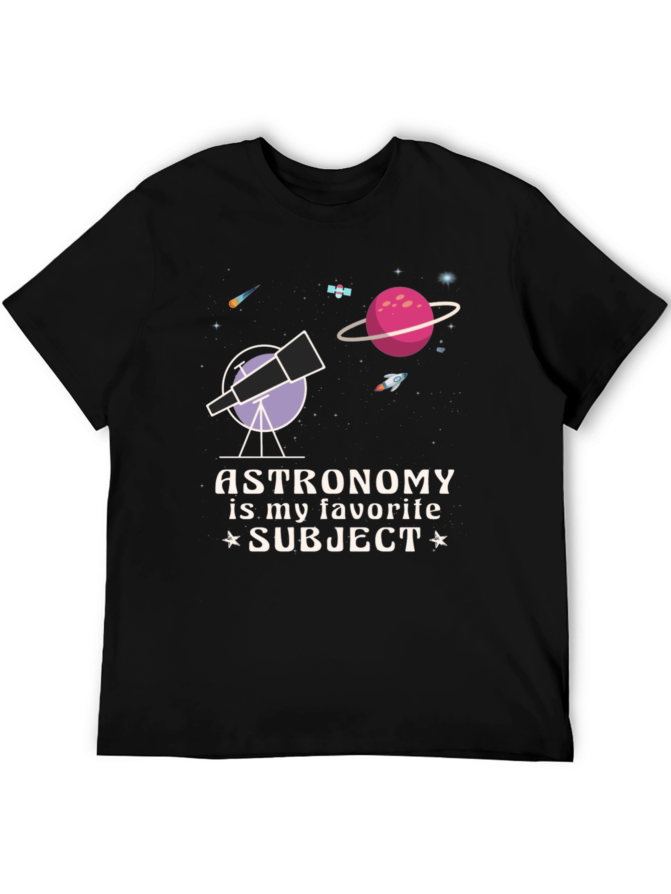 Astronomy Favorite Subject Graphic Tee