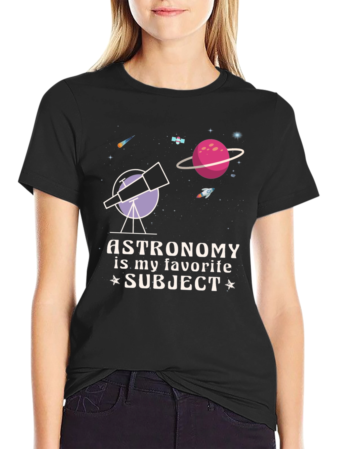 Astronomy Favorite Subject Graphic Tee