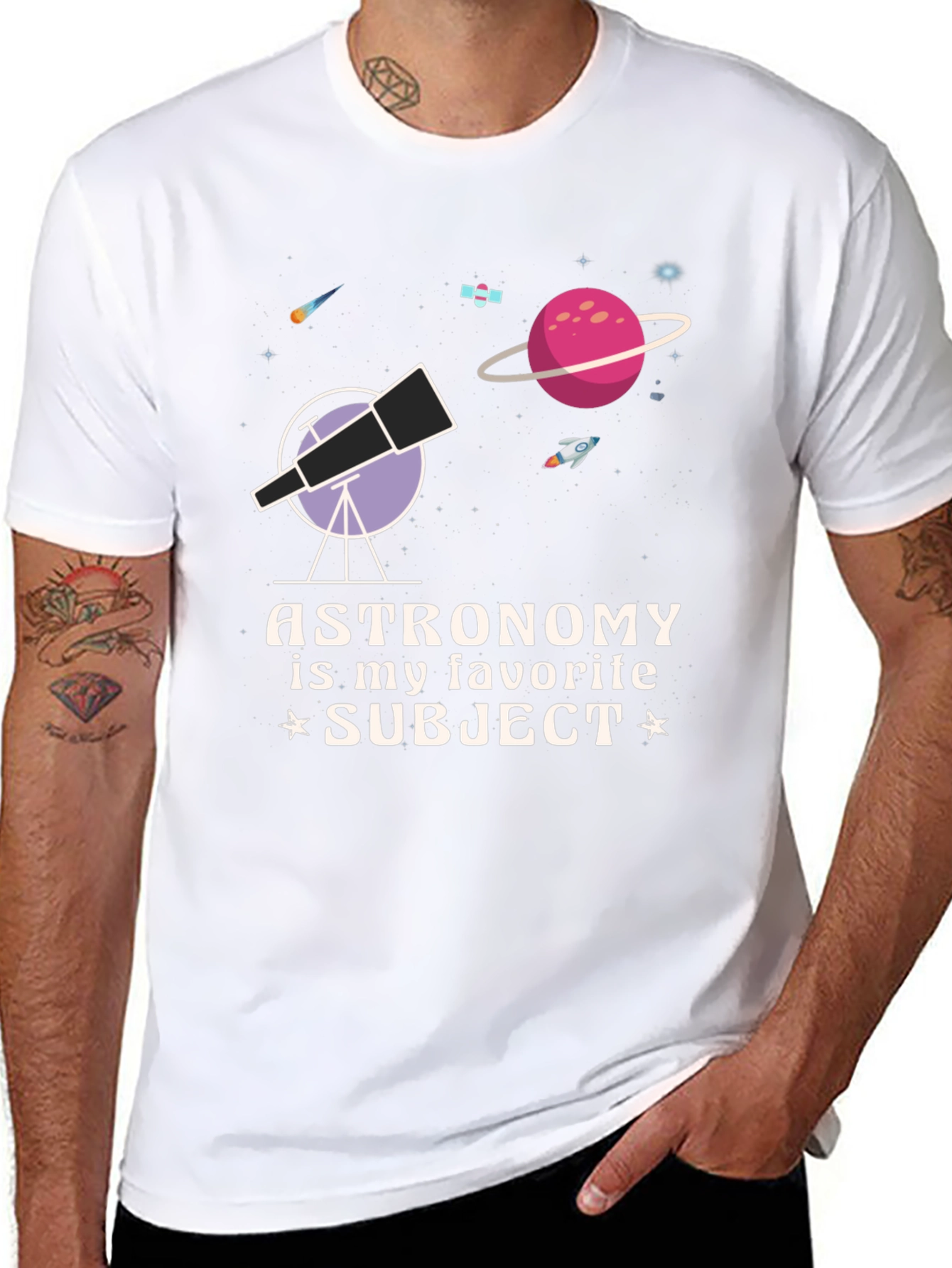 Astronomy Favorite Subject Graphic Tee