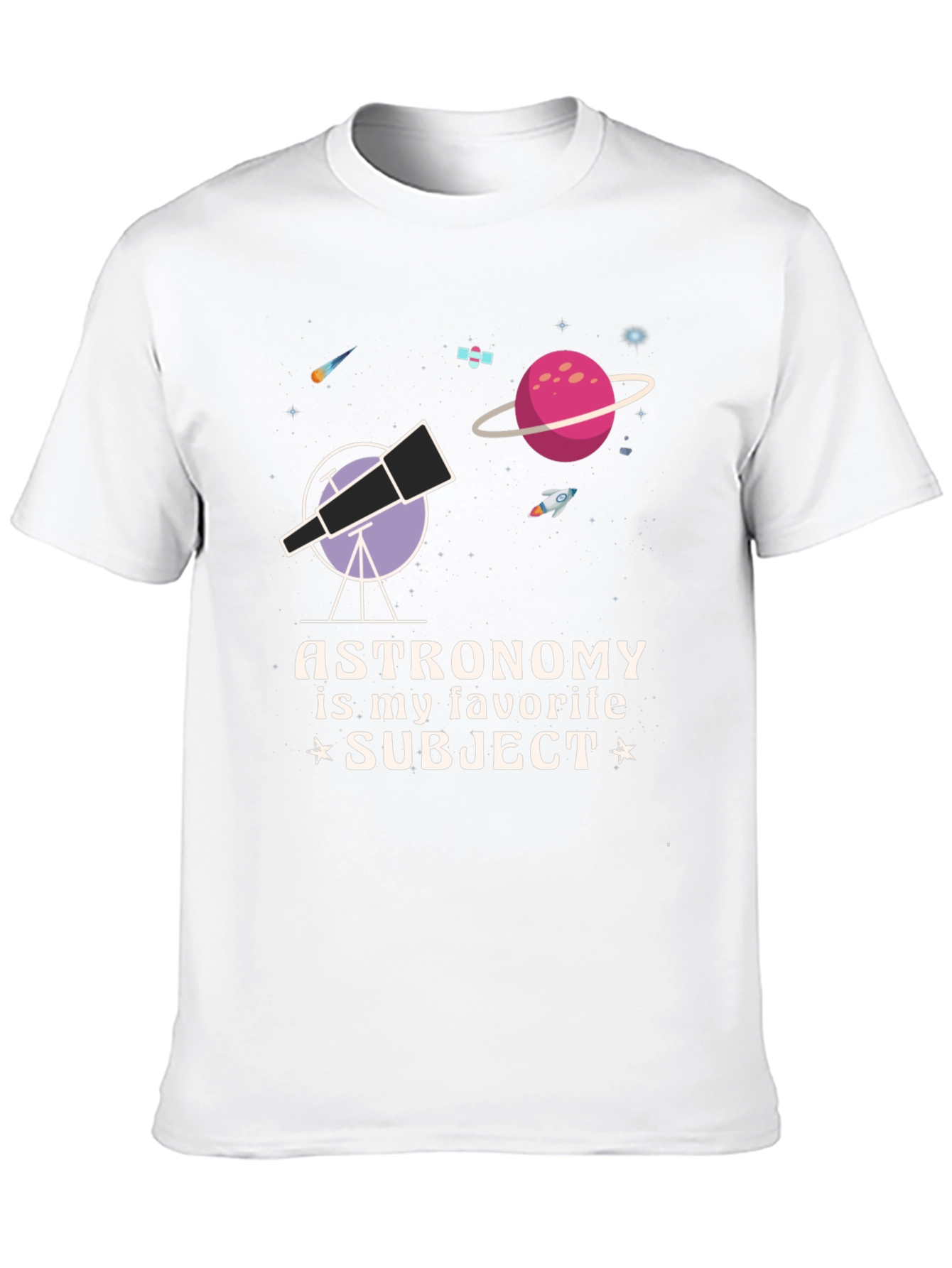 Astronomy Favorite Subject Graphic Tee