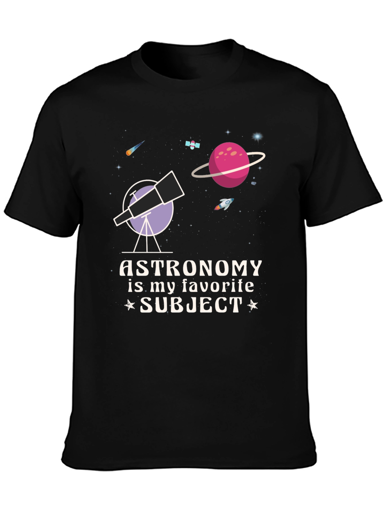 Astronomy Favorite Subject Graphic Tee