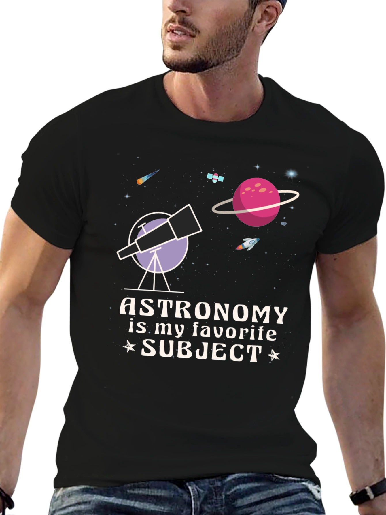 Astronomy Favorite Subject Graphic Tee