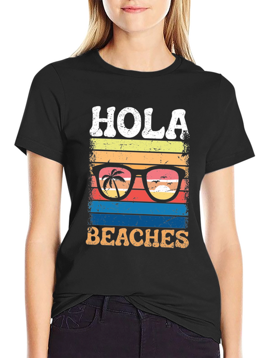 Hola Beaches Graphic T-Shirt