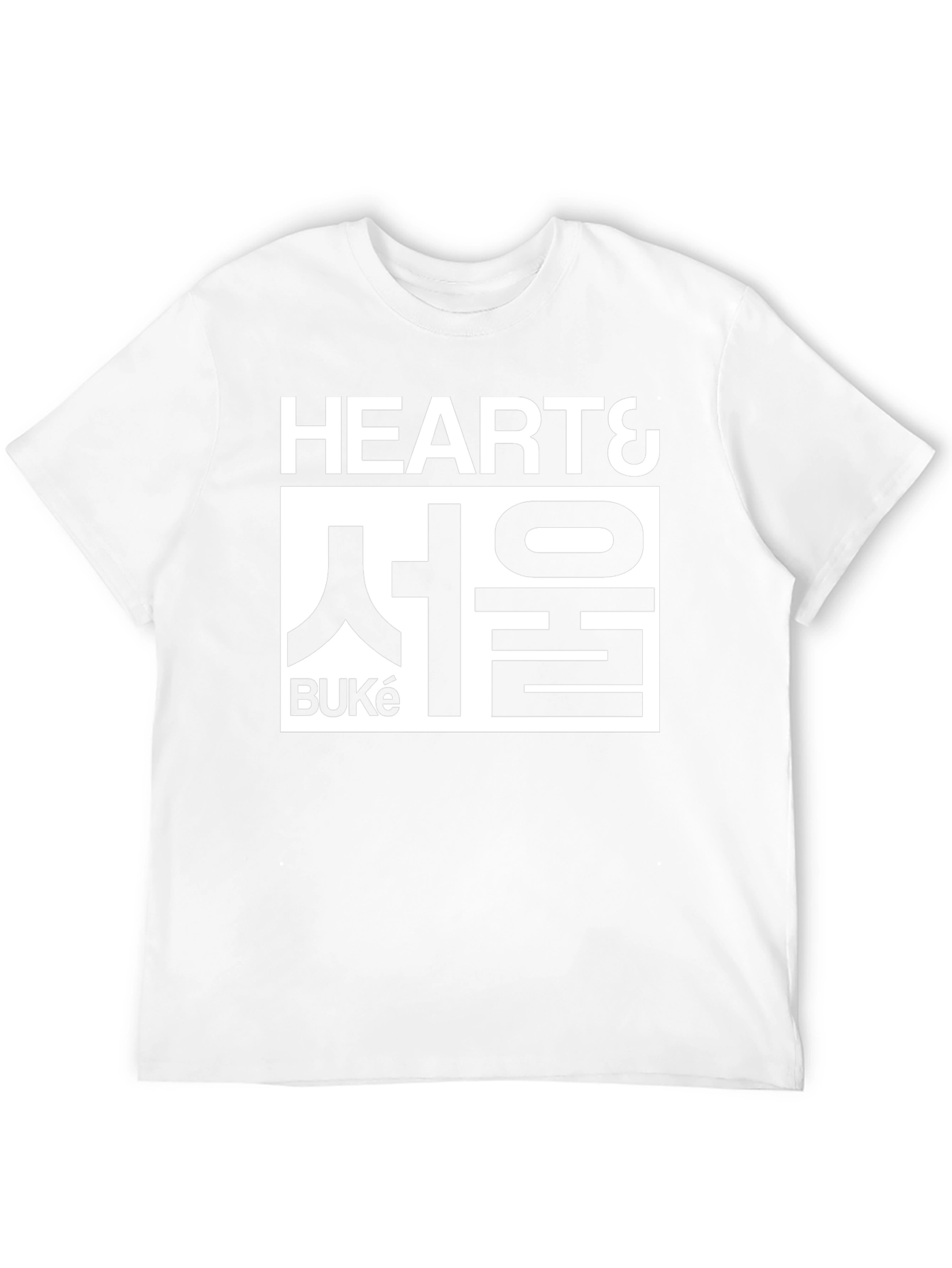 Heart & Seoul Graphic Tee - Black T-Shirt