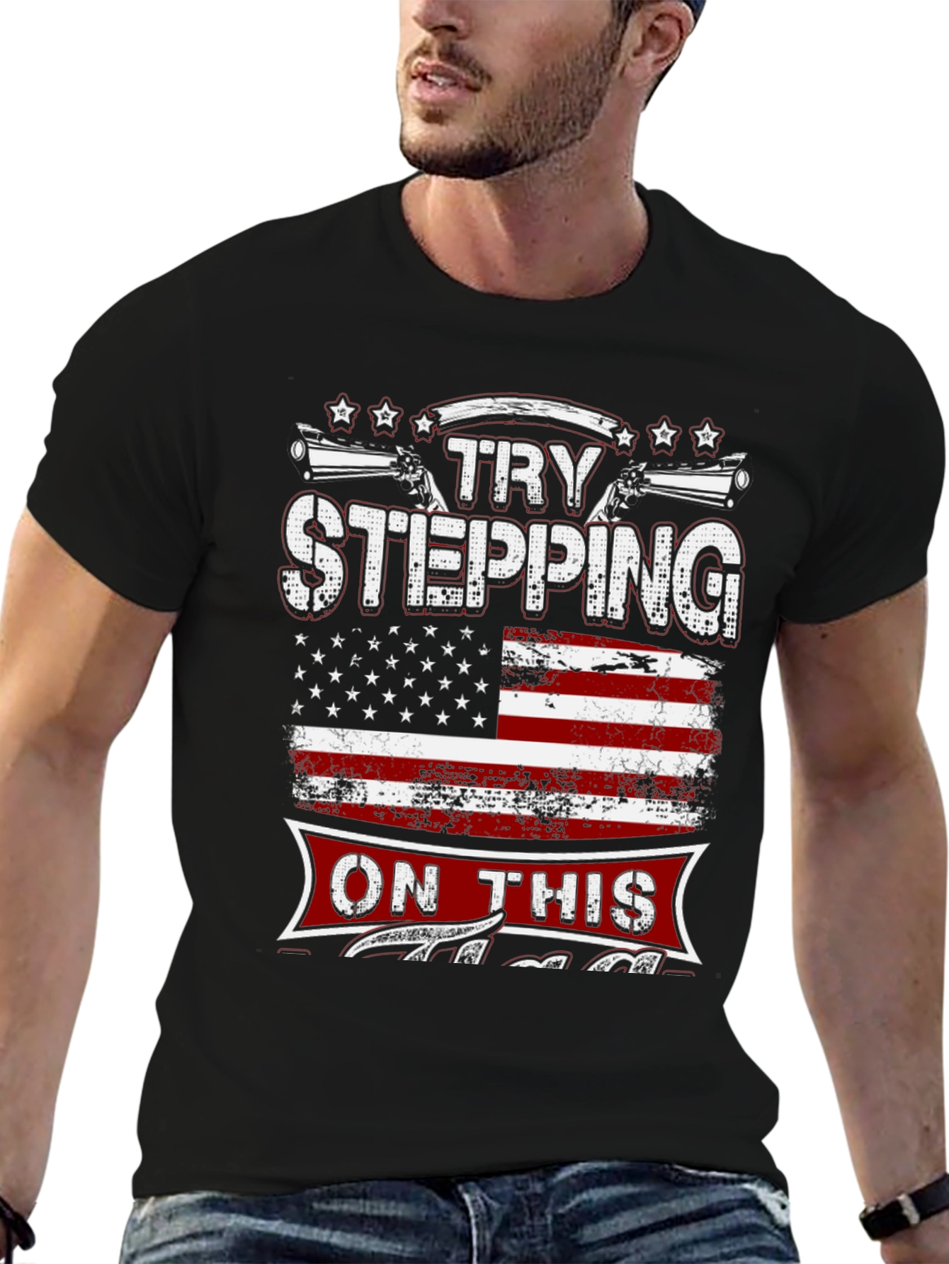 Try Stepping on This Graphic Tee