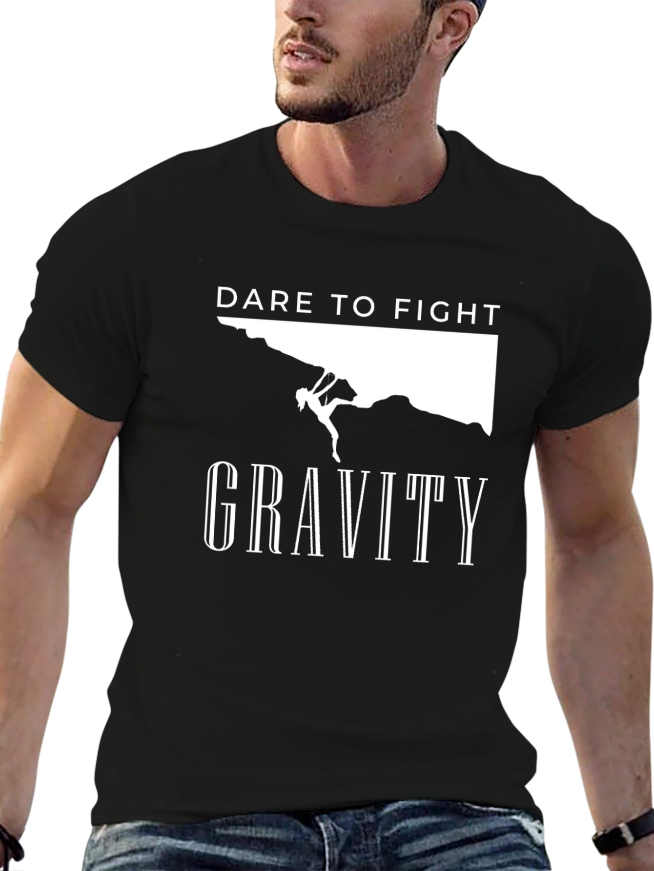 Dare to Fight Gravity T-Shirt | Climbing Shirt