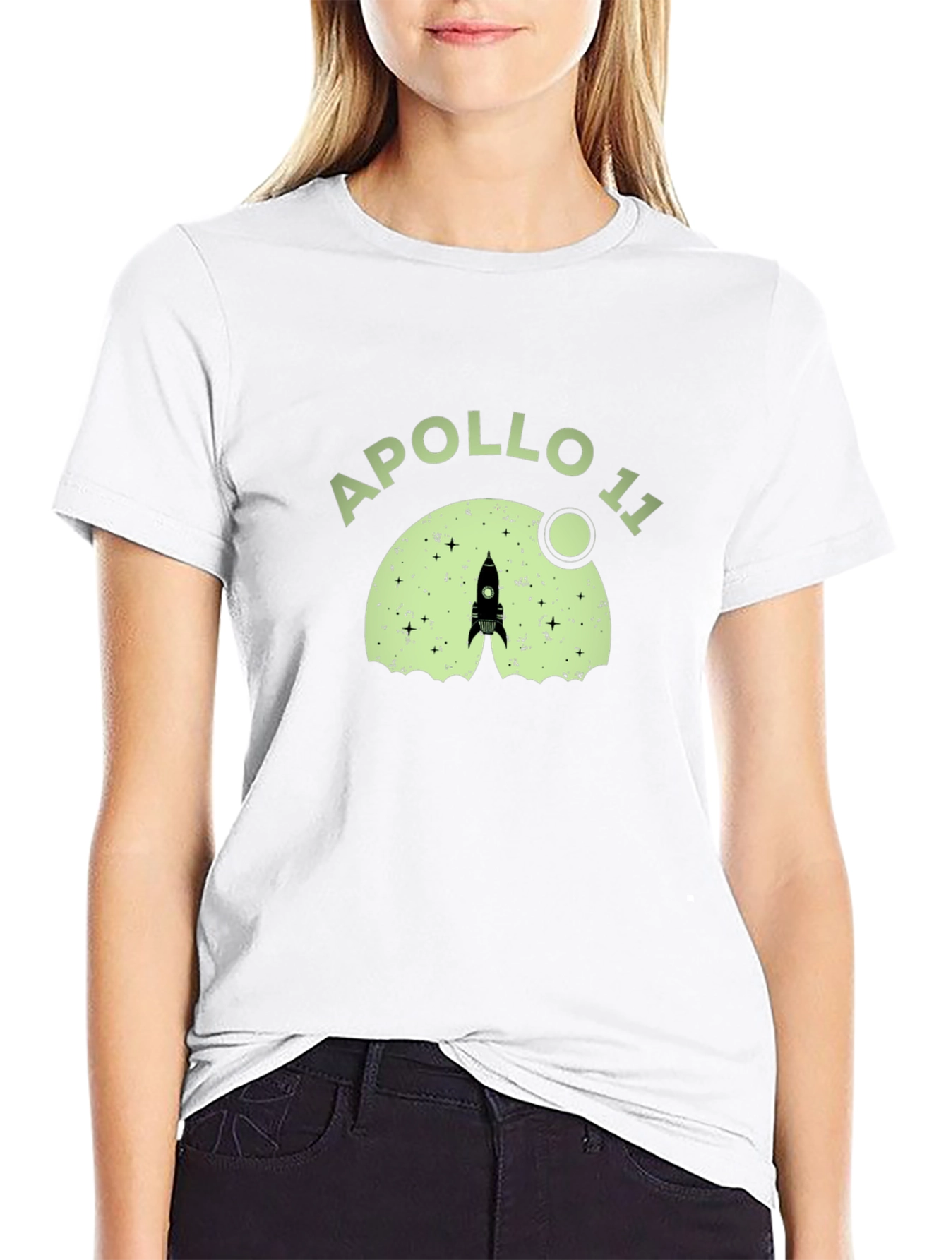 Apollo 11 Rocket Launch Graphic T-Shirt