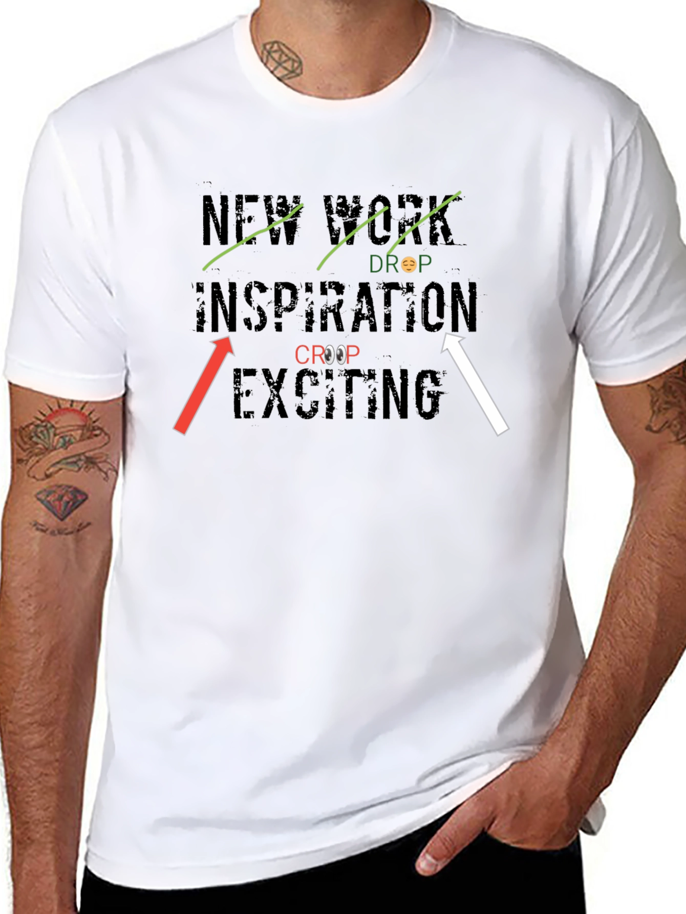 New Work Inspiration Mens Graphic T-Shirt
