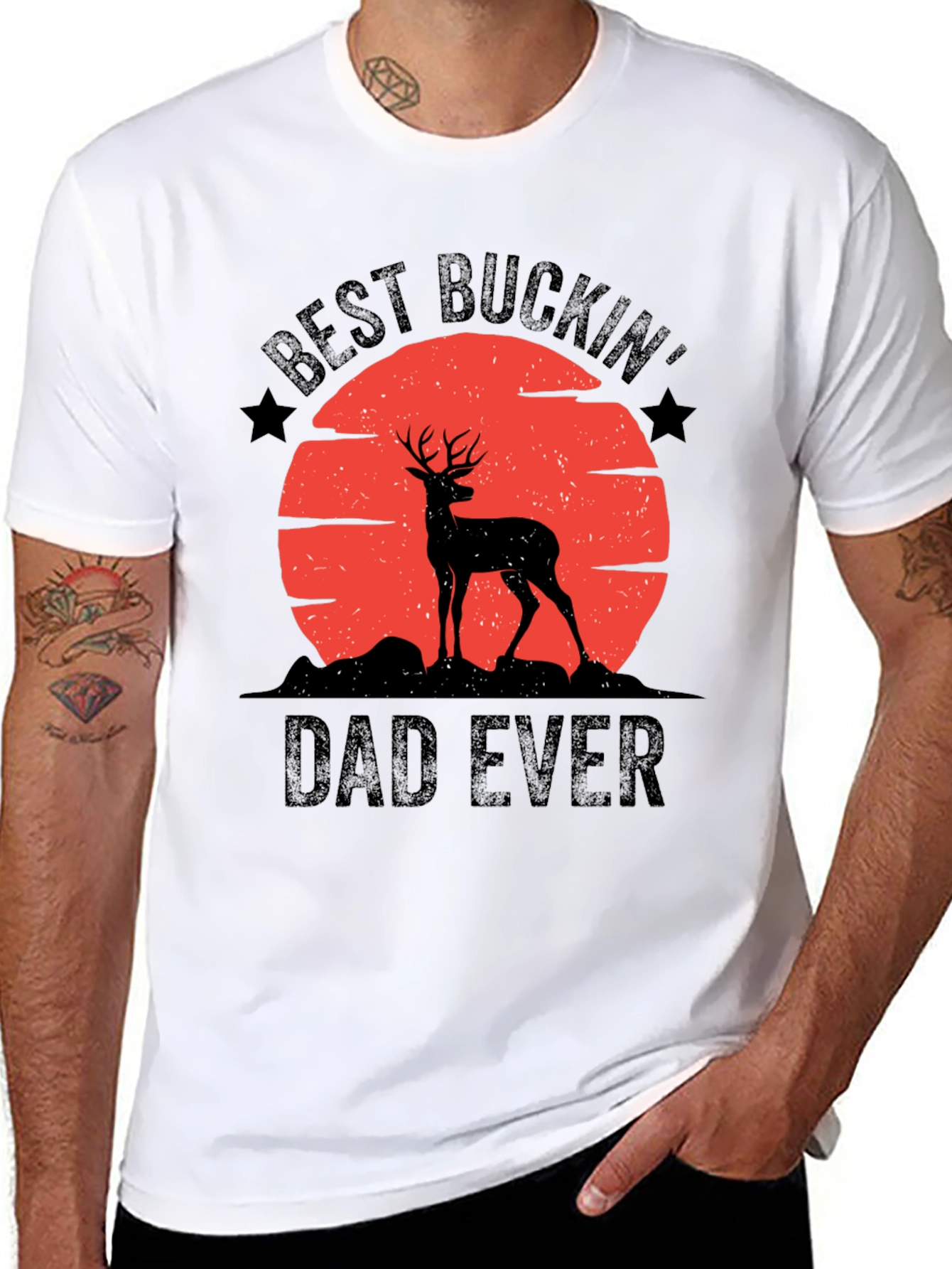 Best Buckin Dad Ever T-Shirt
