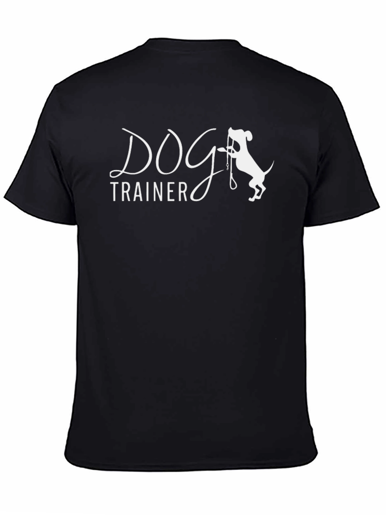 Dog Trainer Graphic Tee - Black