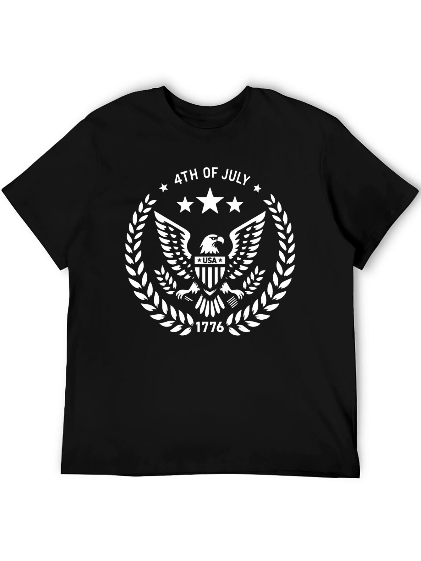 Patriotic 4th of July Eagle Graphic T-Shirt