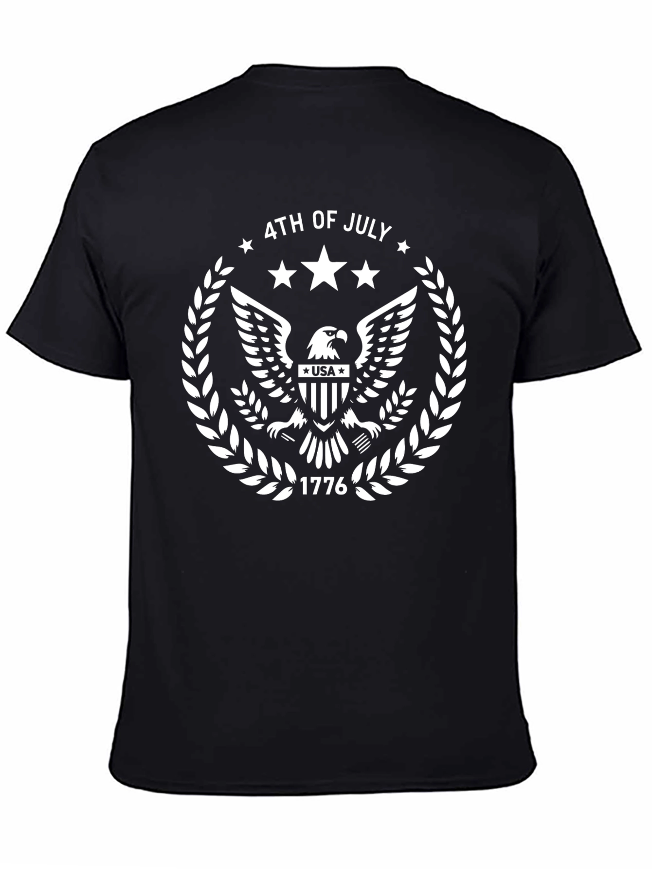 Patriotic 4th of July Eagle Graphic T-Shirt