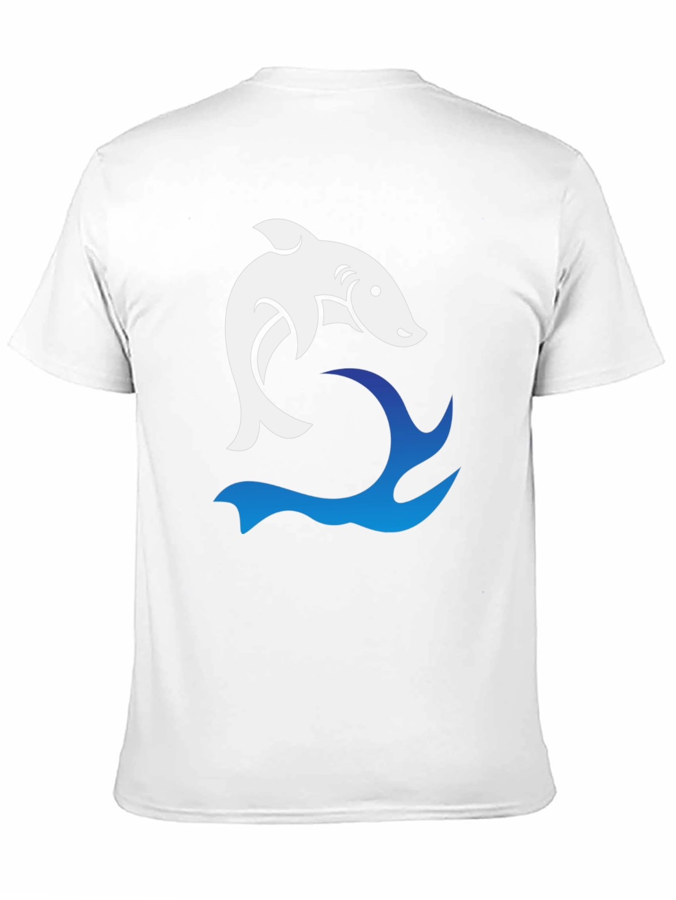 Shark Wave Graphic Tee - Cool Black T-Shirt