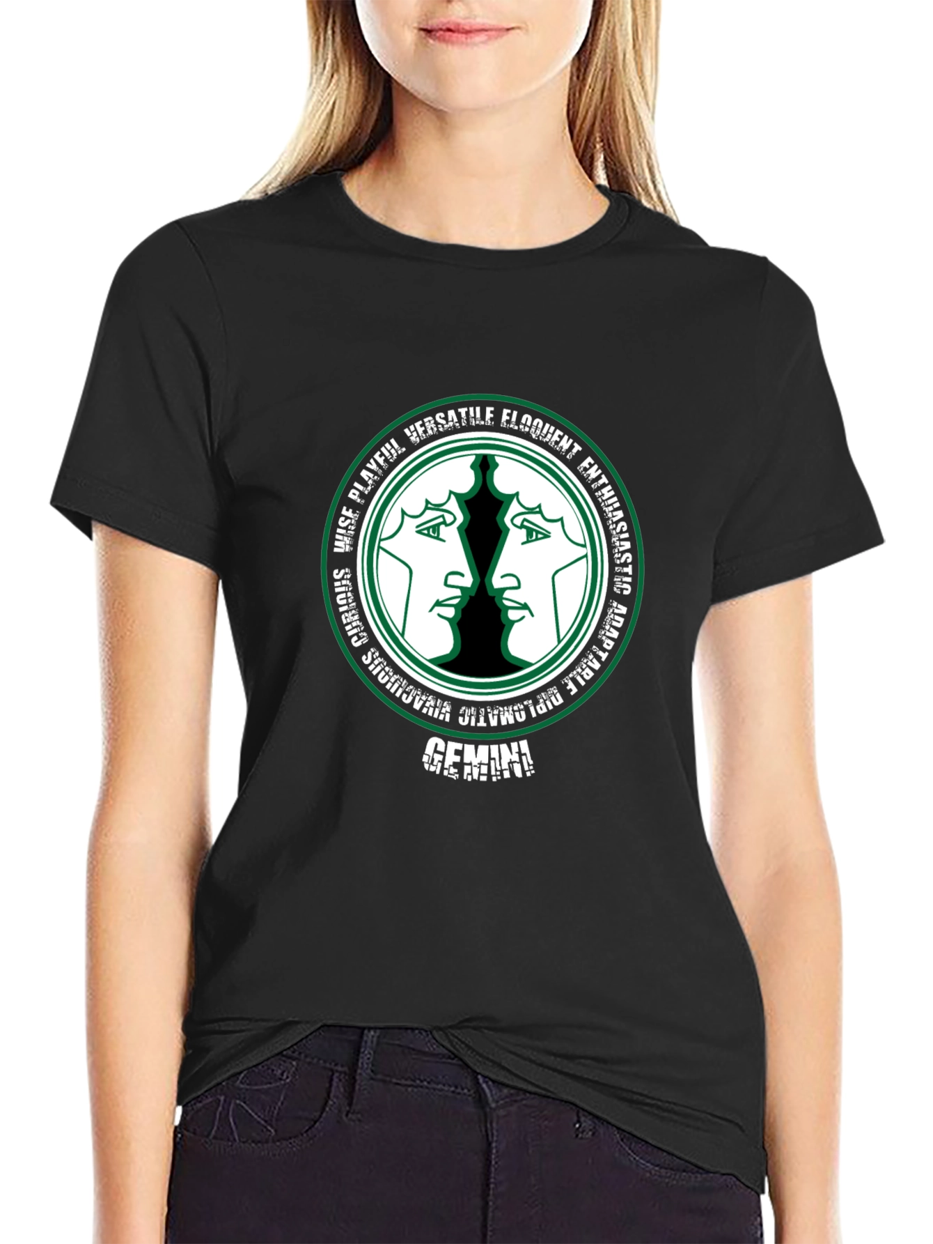 Gemini Zodiac T-Shirt - Versatile & Playful Design