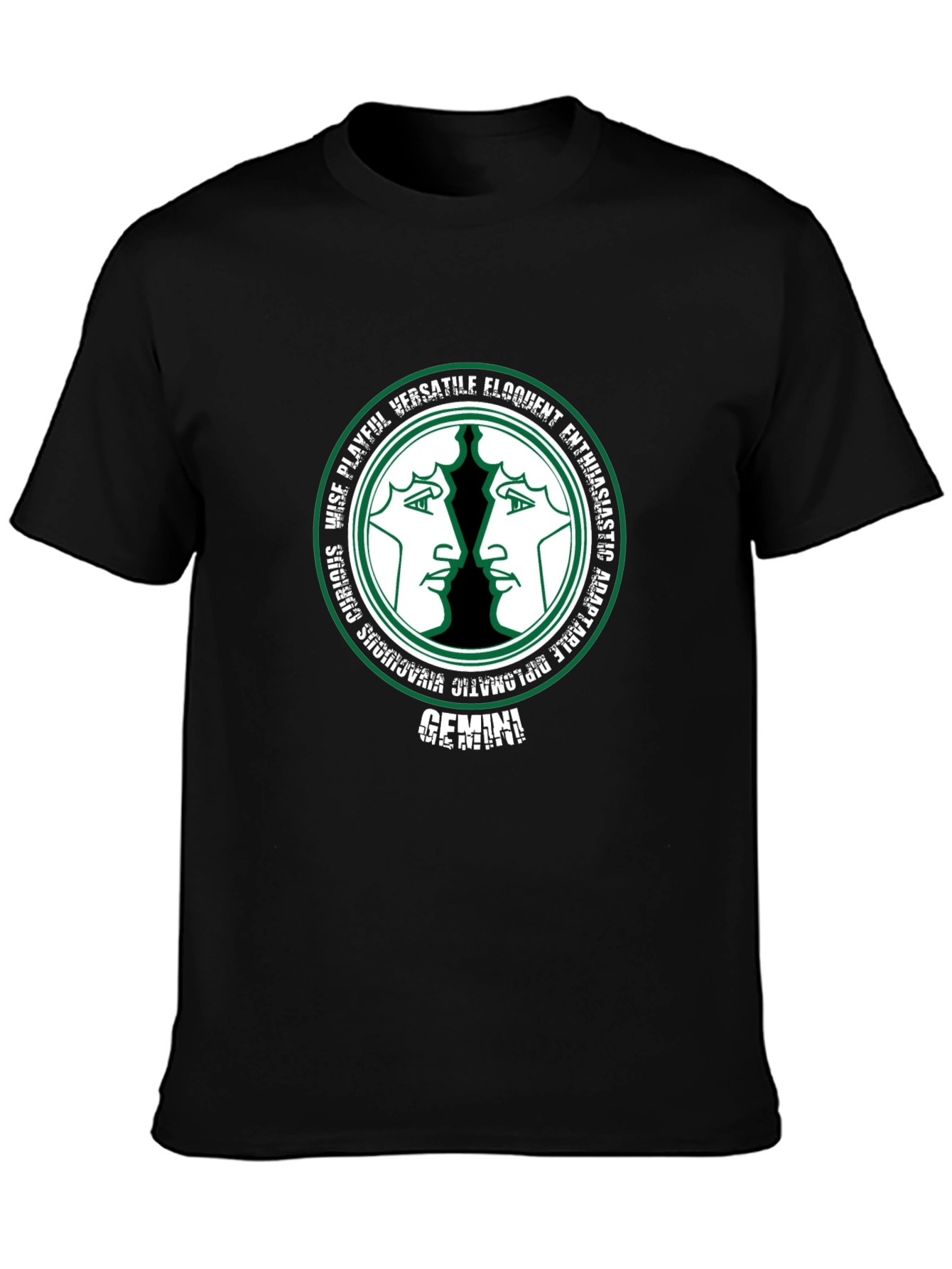 Gemini Zodiac T-Shirt - Versatile & Playful Design