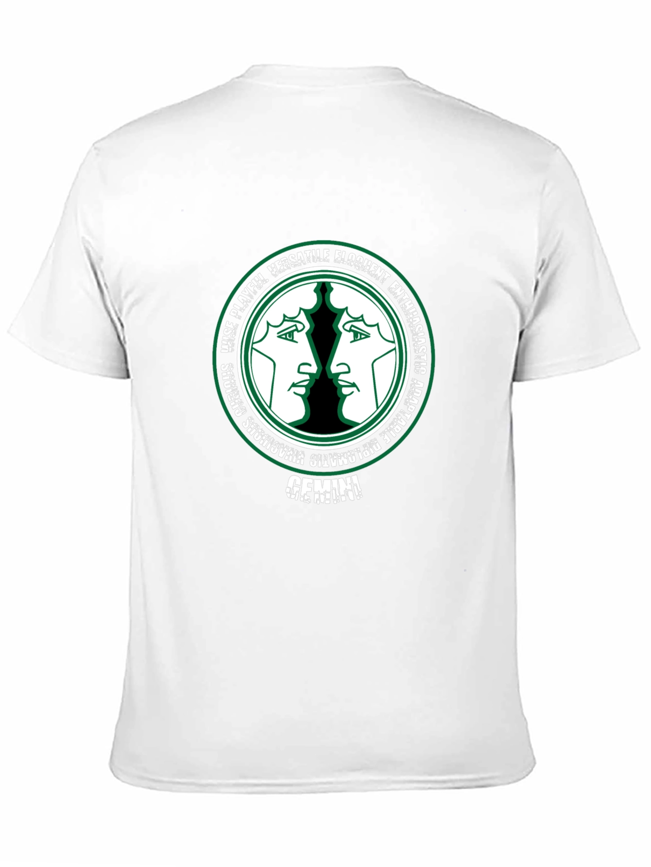 Gemini Zodiac T-Shirt - Versatile & Playful Design