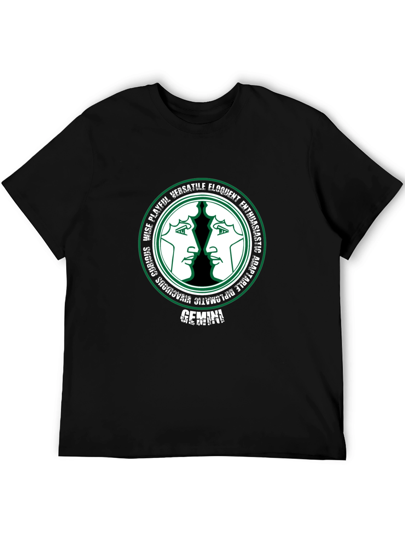 Gemini Zodiac T-Shirt - Versatile & Playful Design