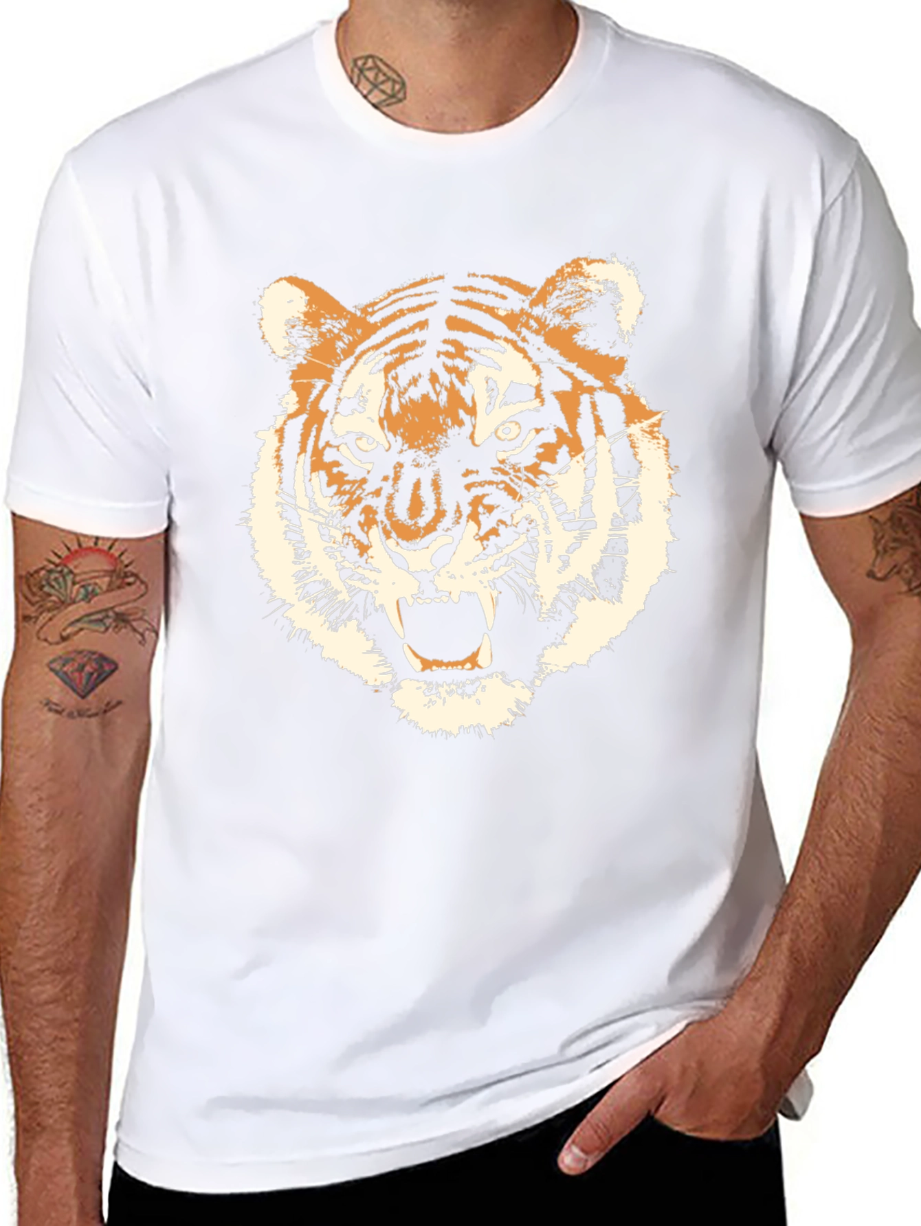 Black Tiger Graphic Tee